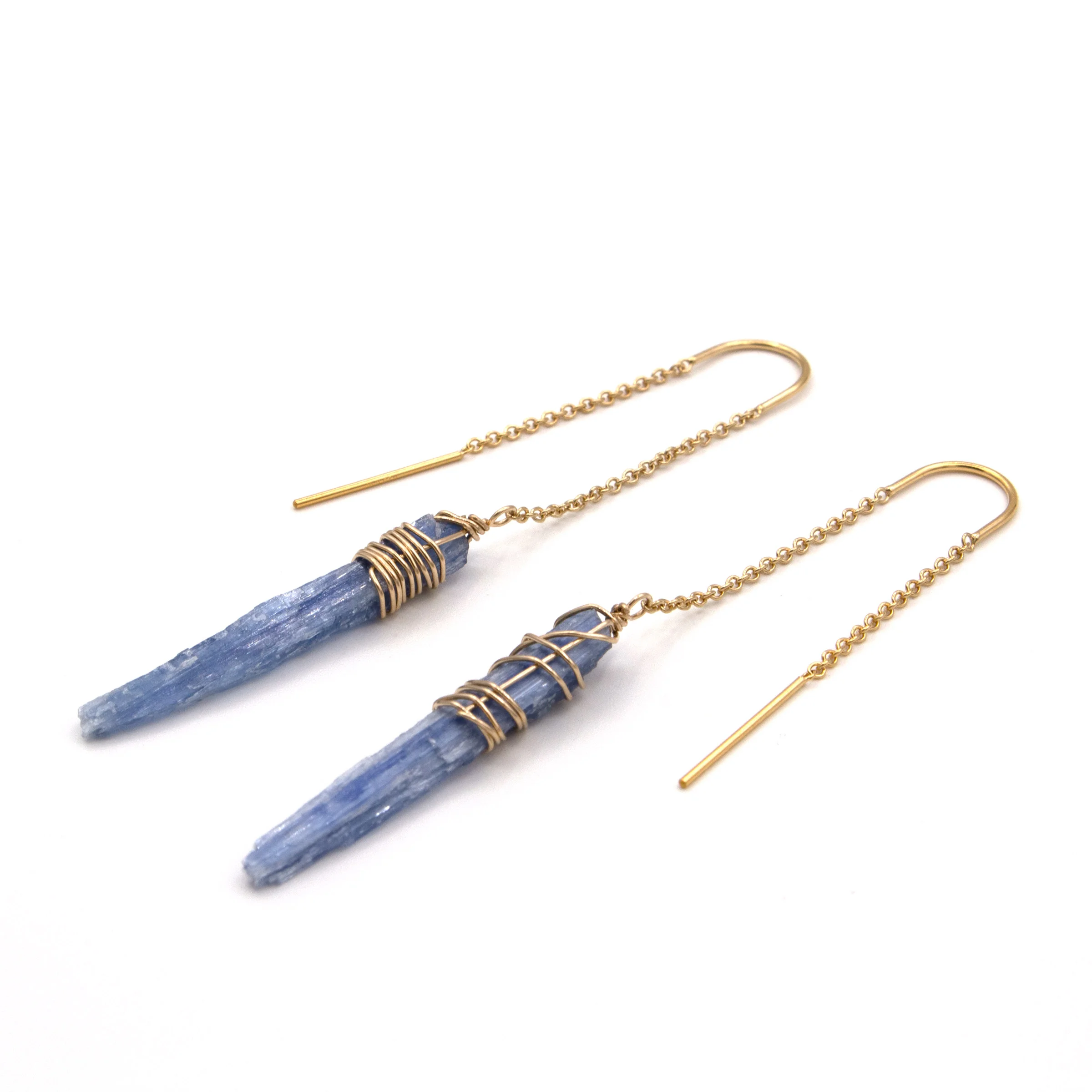 Blue Kyanite Threader Earrings6.jpg