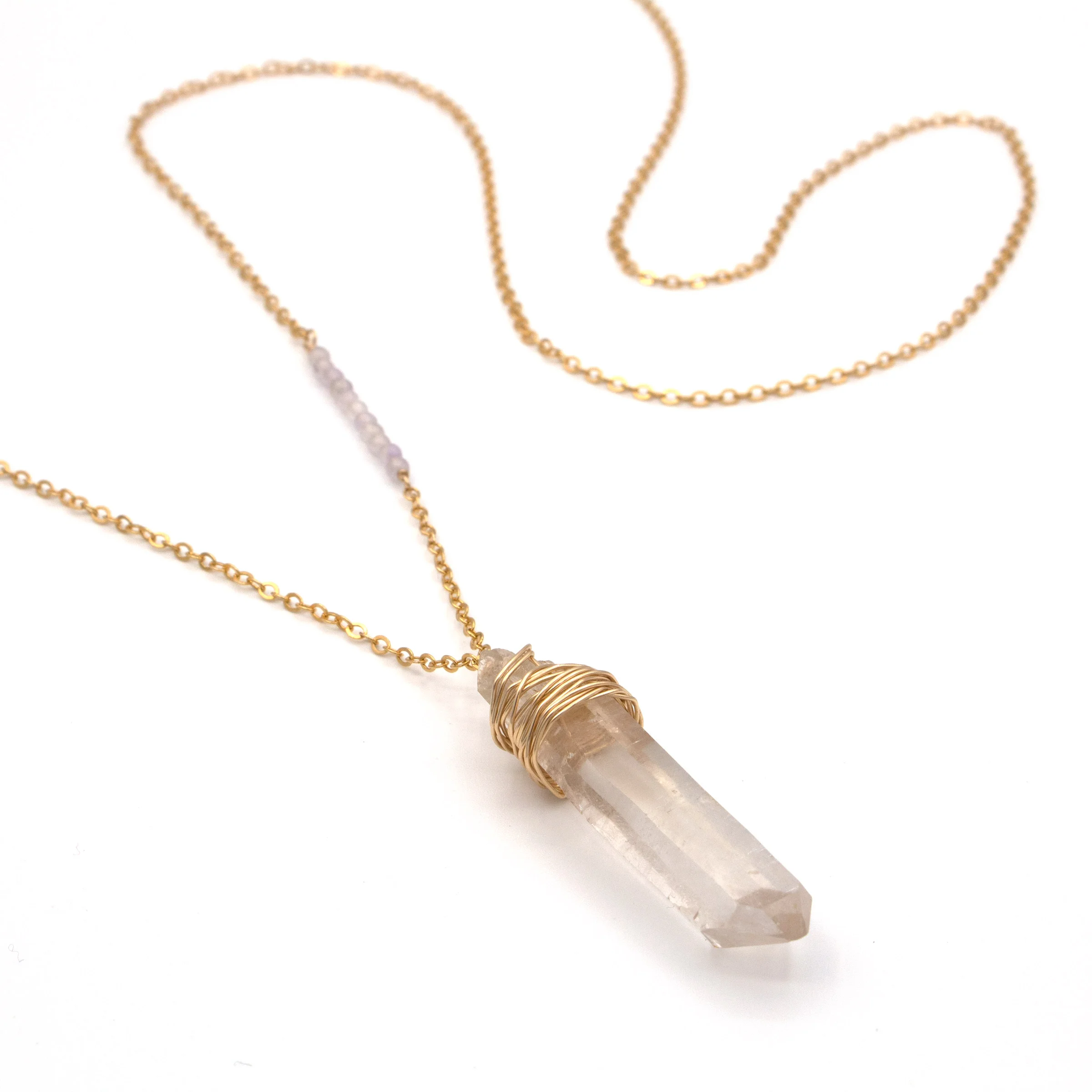 California Quartz and Amethyst Long Necklace15.jpg