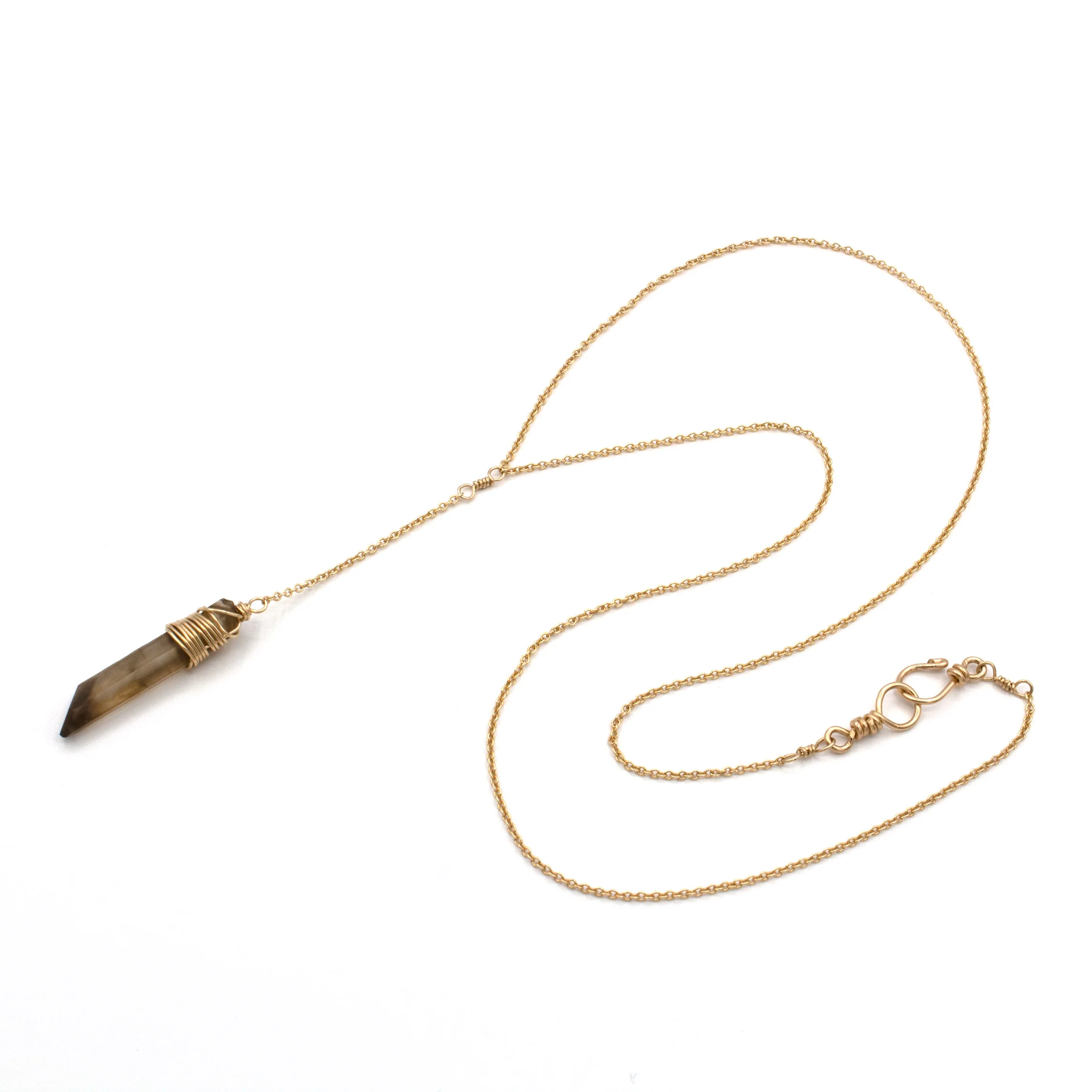 Smoky Quartz Lariat Necklace1.jpg
