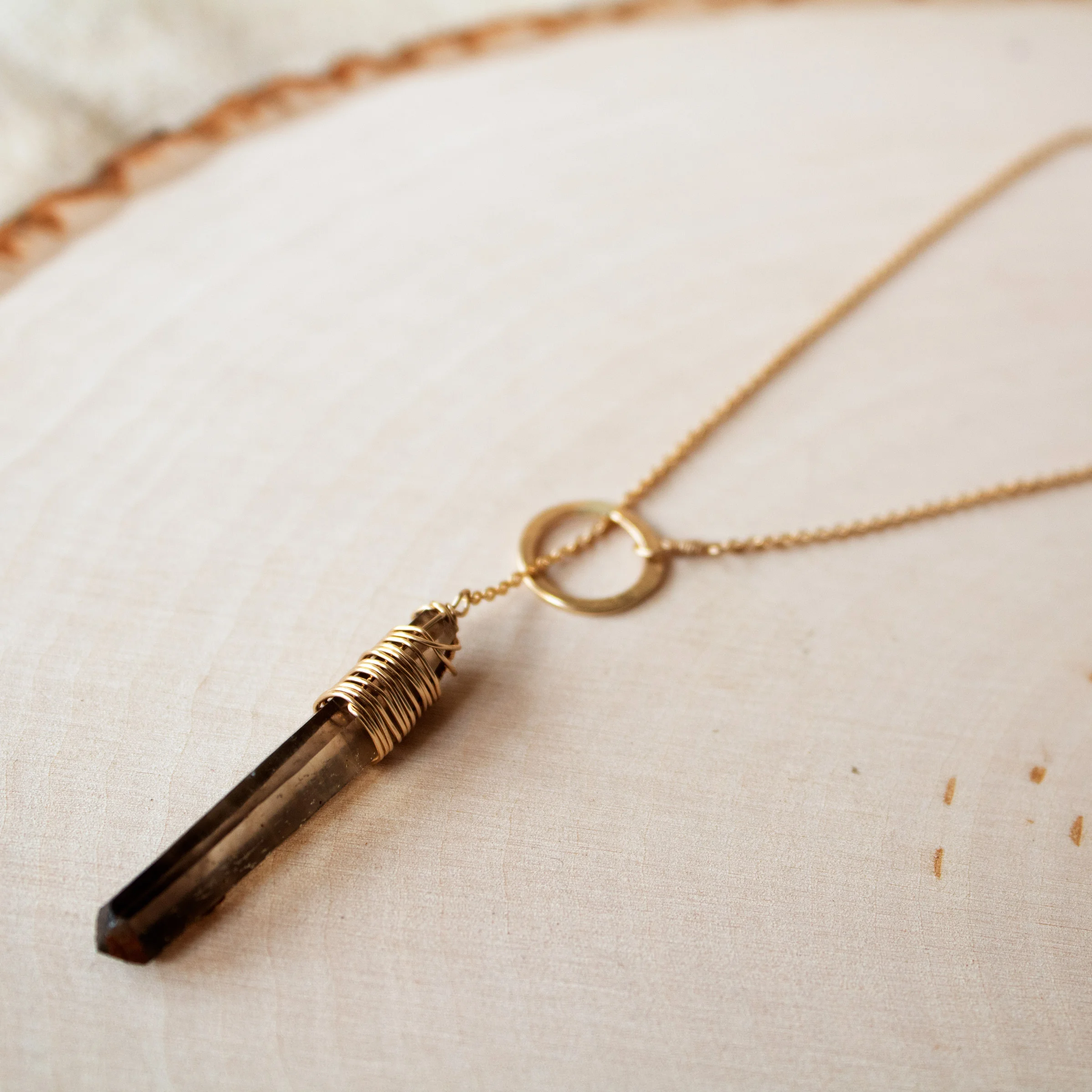 Smoky Quartz Pendulum Necklace.jpg