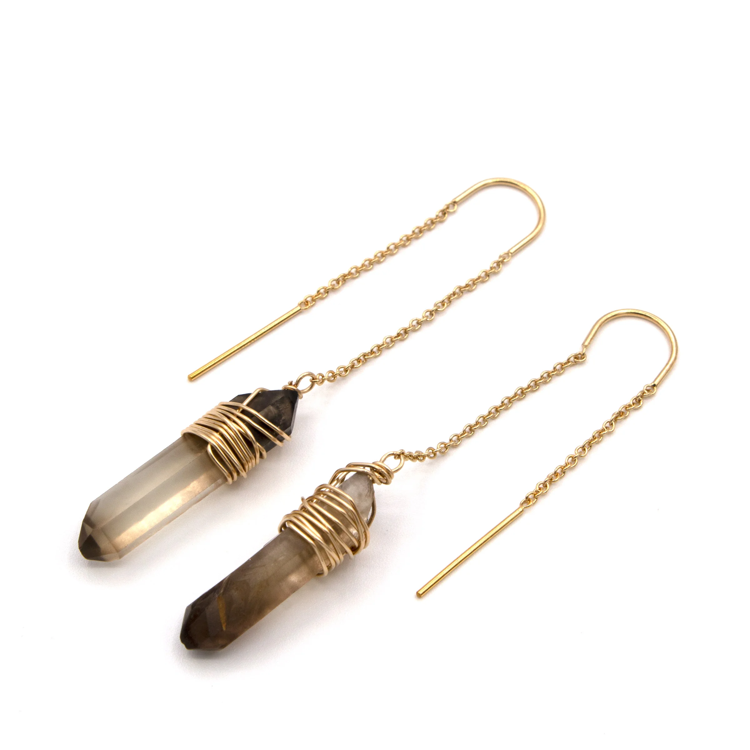 Smoky Quartz Threader Earrings9.jpg