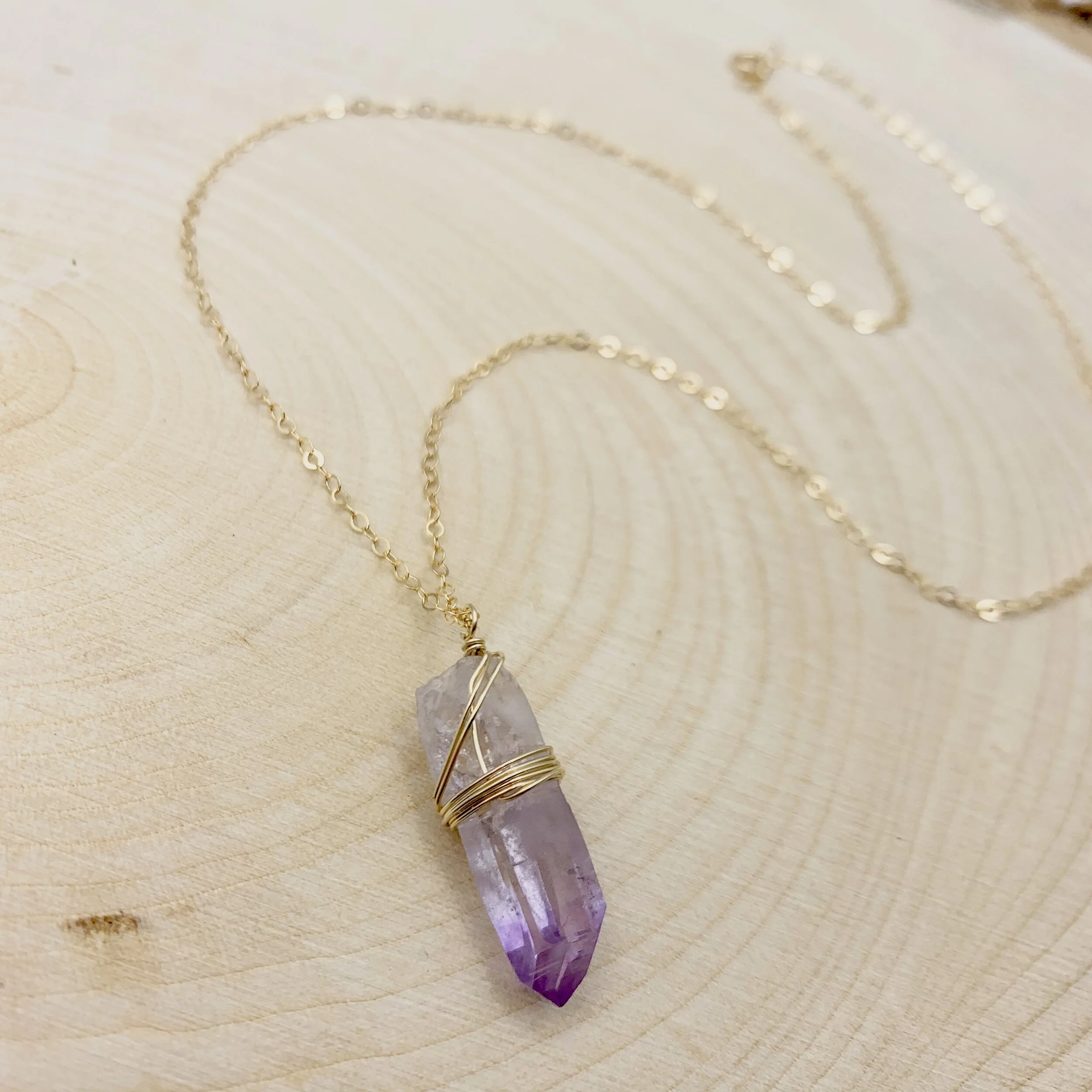 Amethyst Crystal Necklace amethyst-crystal-necklace