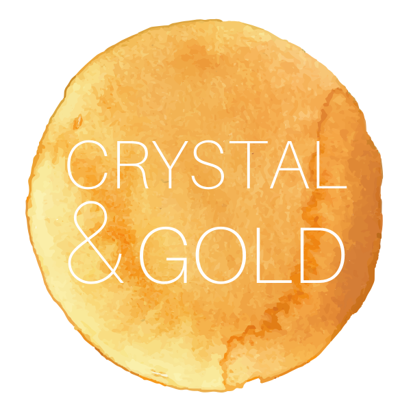 Crystal &amp; Gold Jewelry