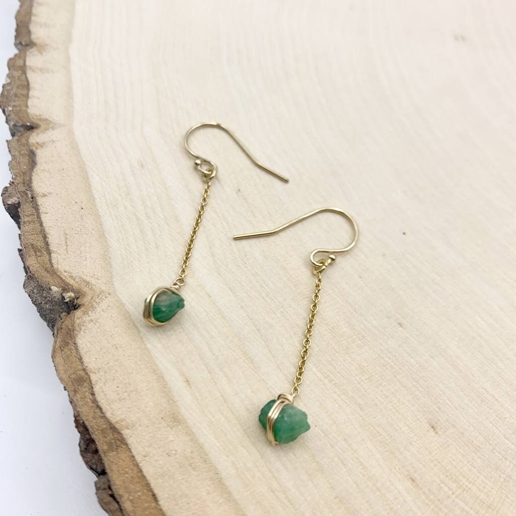 Emerald Earrings