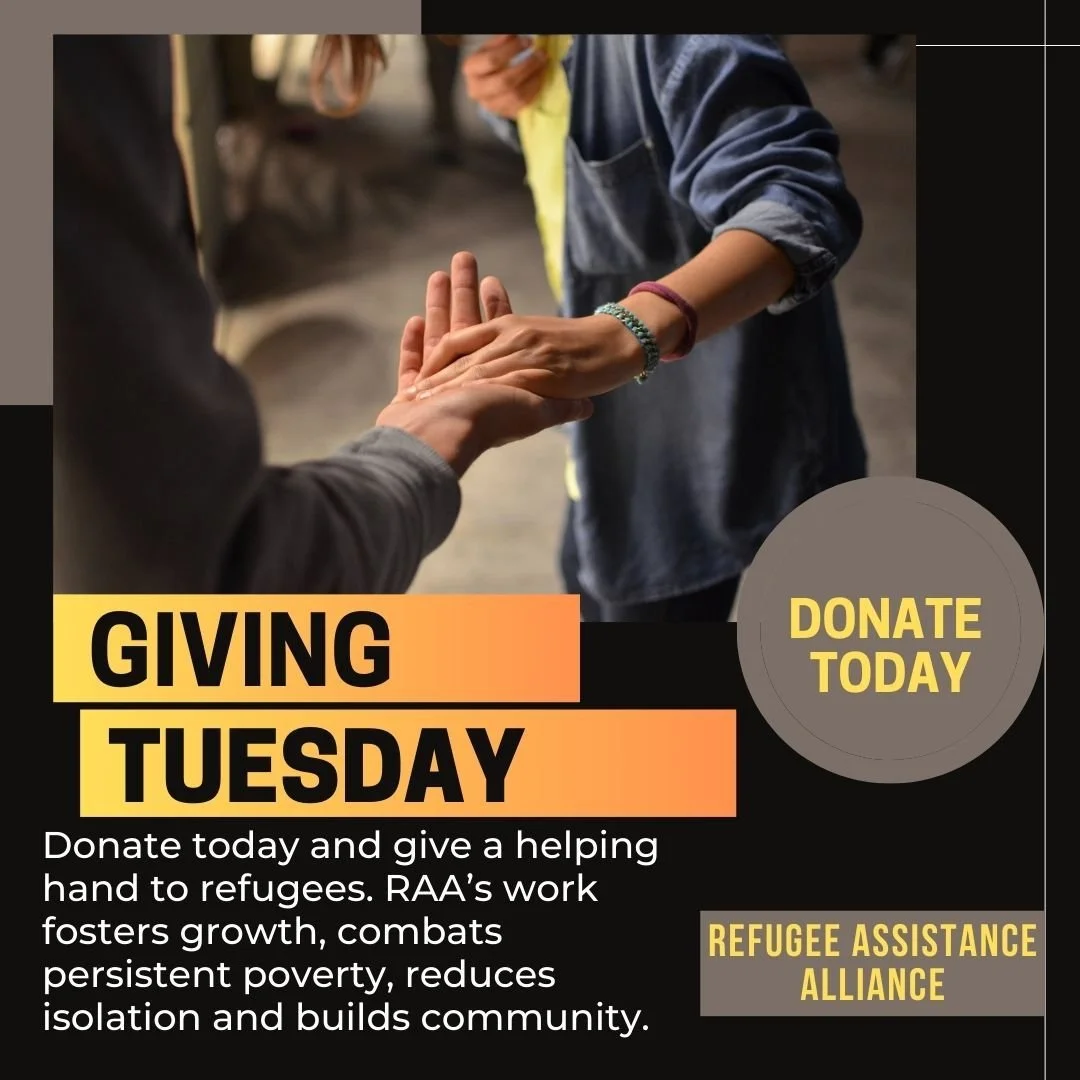 🌟 It's #GivingTuesday, and YOU have the power to transform lives for refugees starting new lives afresh in 2025! 🌟
Giving Tuesday offers a moment in a season of celebrations and giving to reflect on the tremendous power of generosity. Refugee Assi