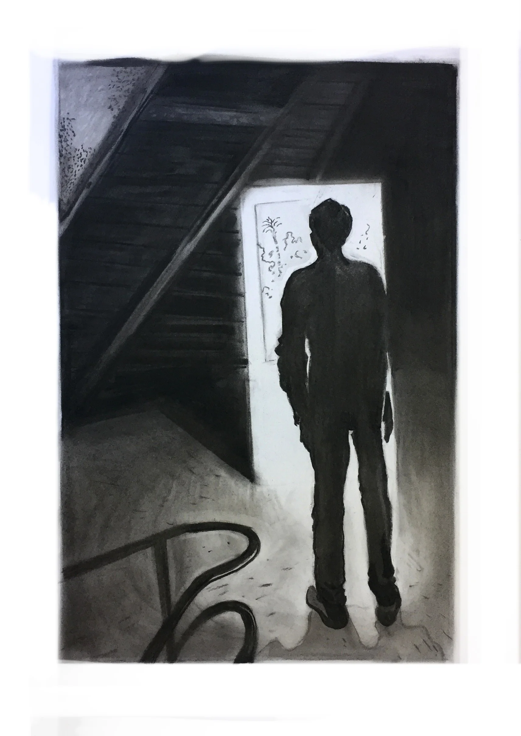 'Person looking at drawing' - 2018 - For Sale