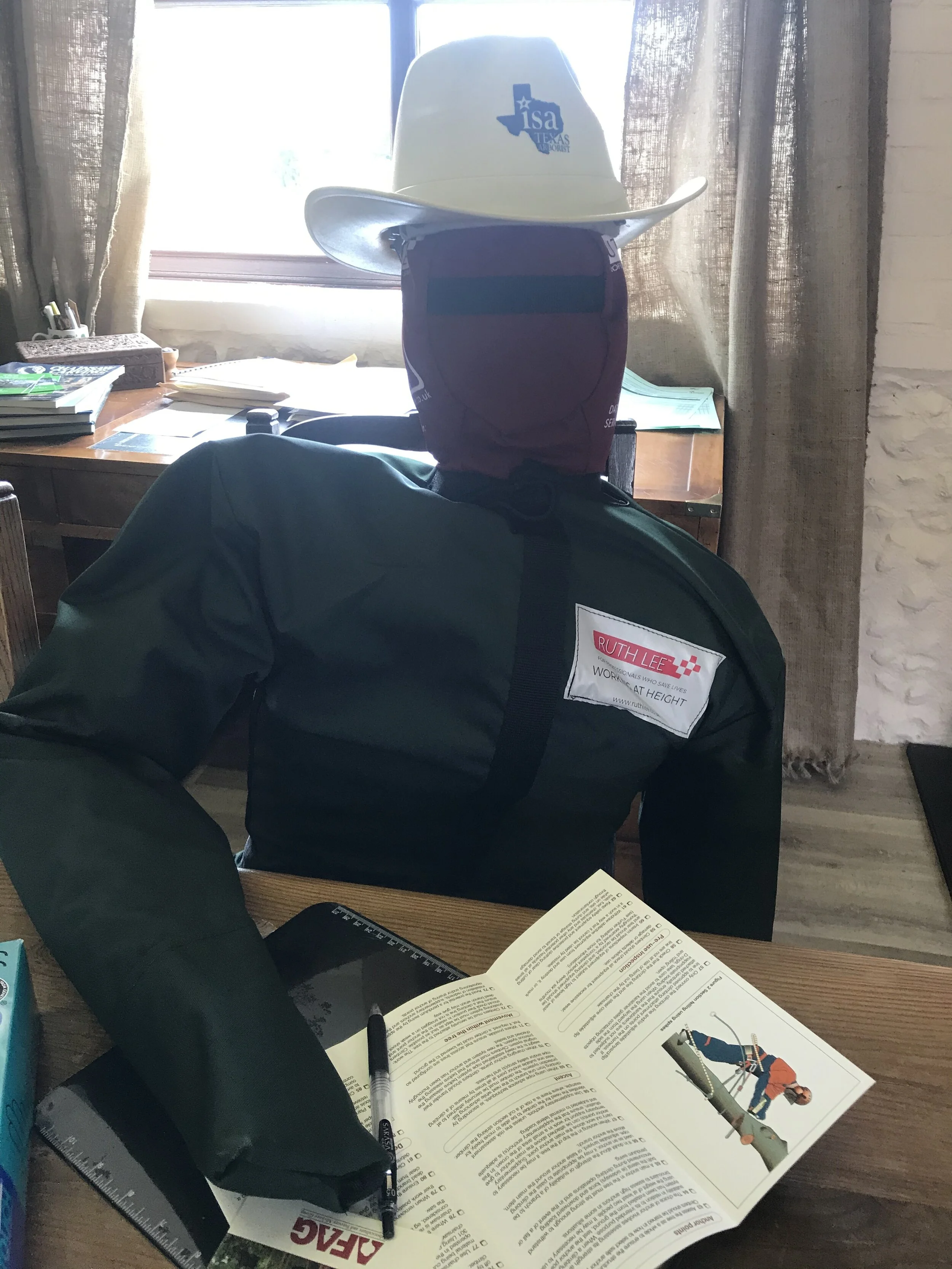 Tree Logic Norfolk East Anglia UK Rescue Training Manikin Ruth Lee ltd Tree Climbing & Rescue Training