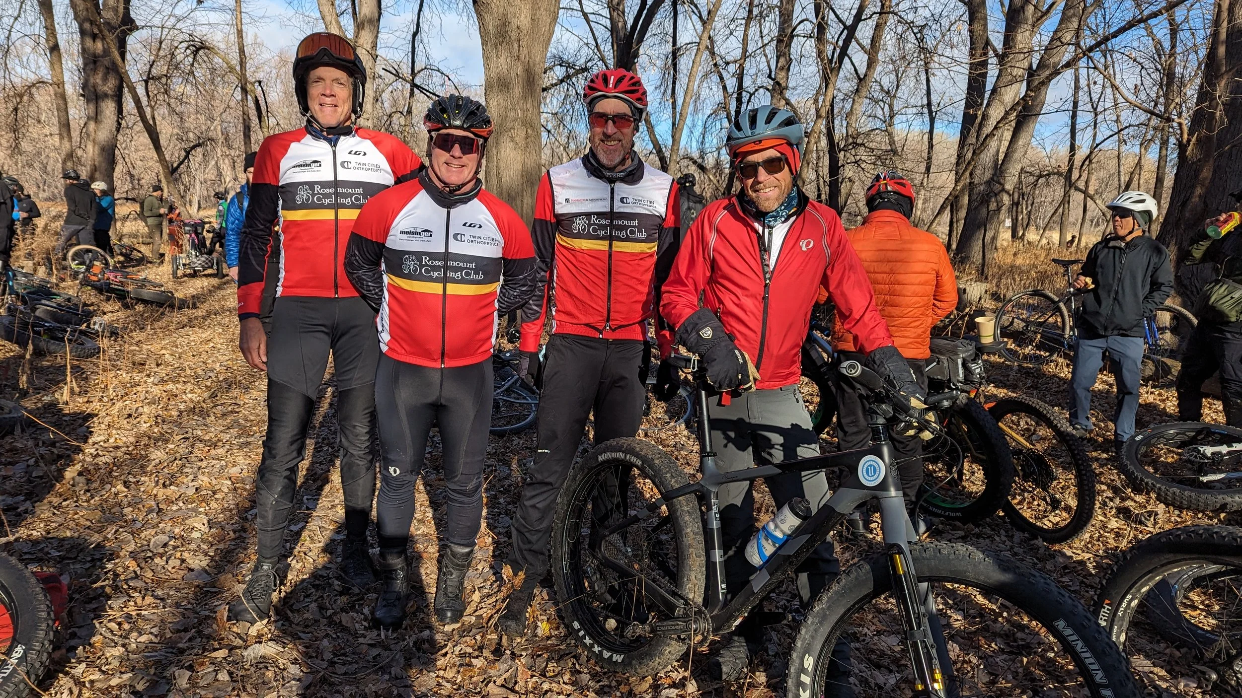 Our first fat-bike ride on a snowless Global Fat Bike Day; 2023-12-02