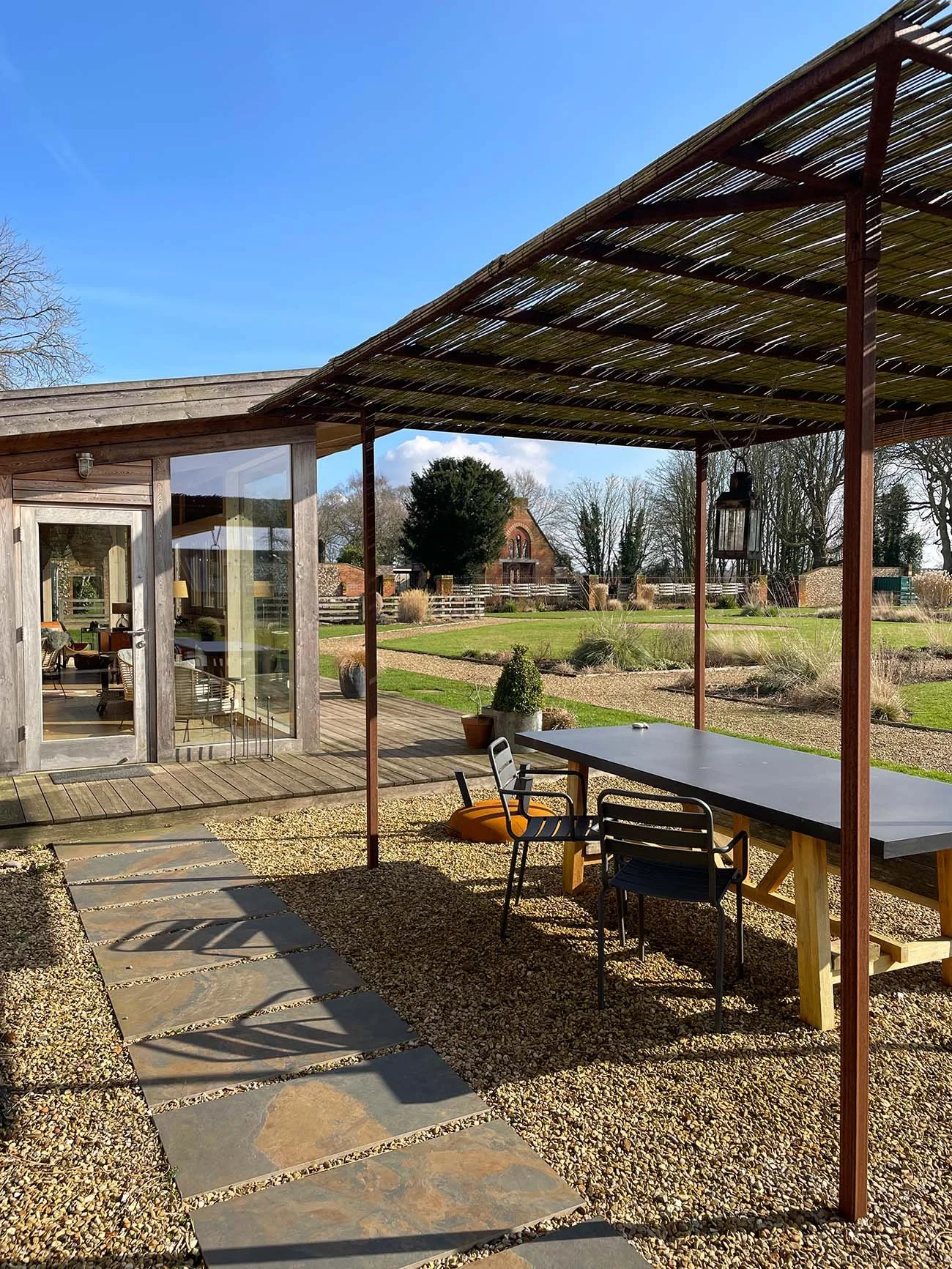 Thursford Castle garden cabin