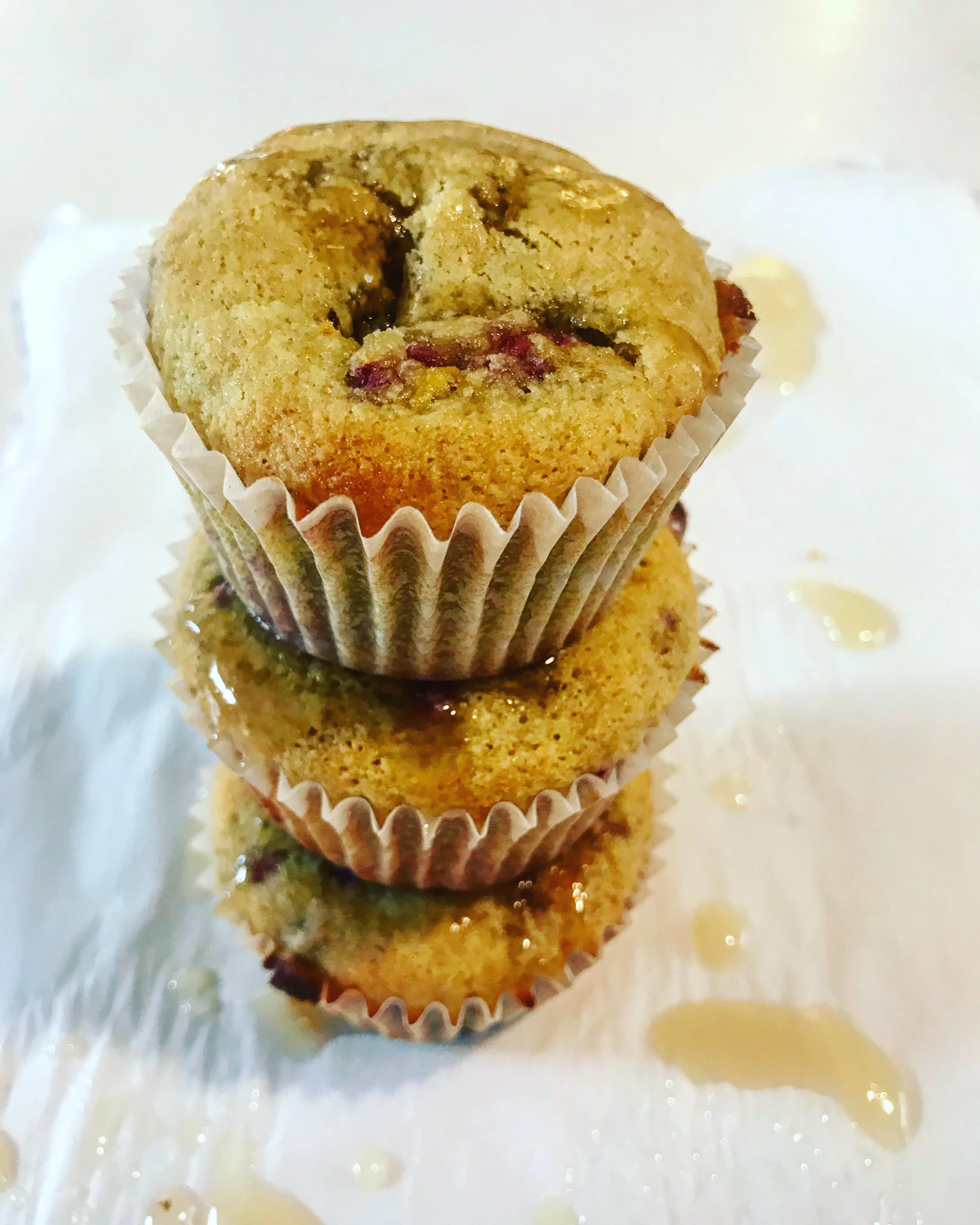 Paleo Lemon Raspberry Muffins 