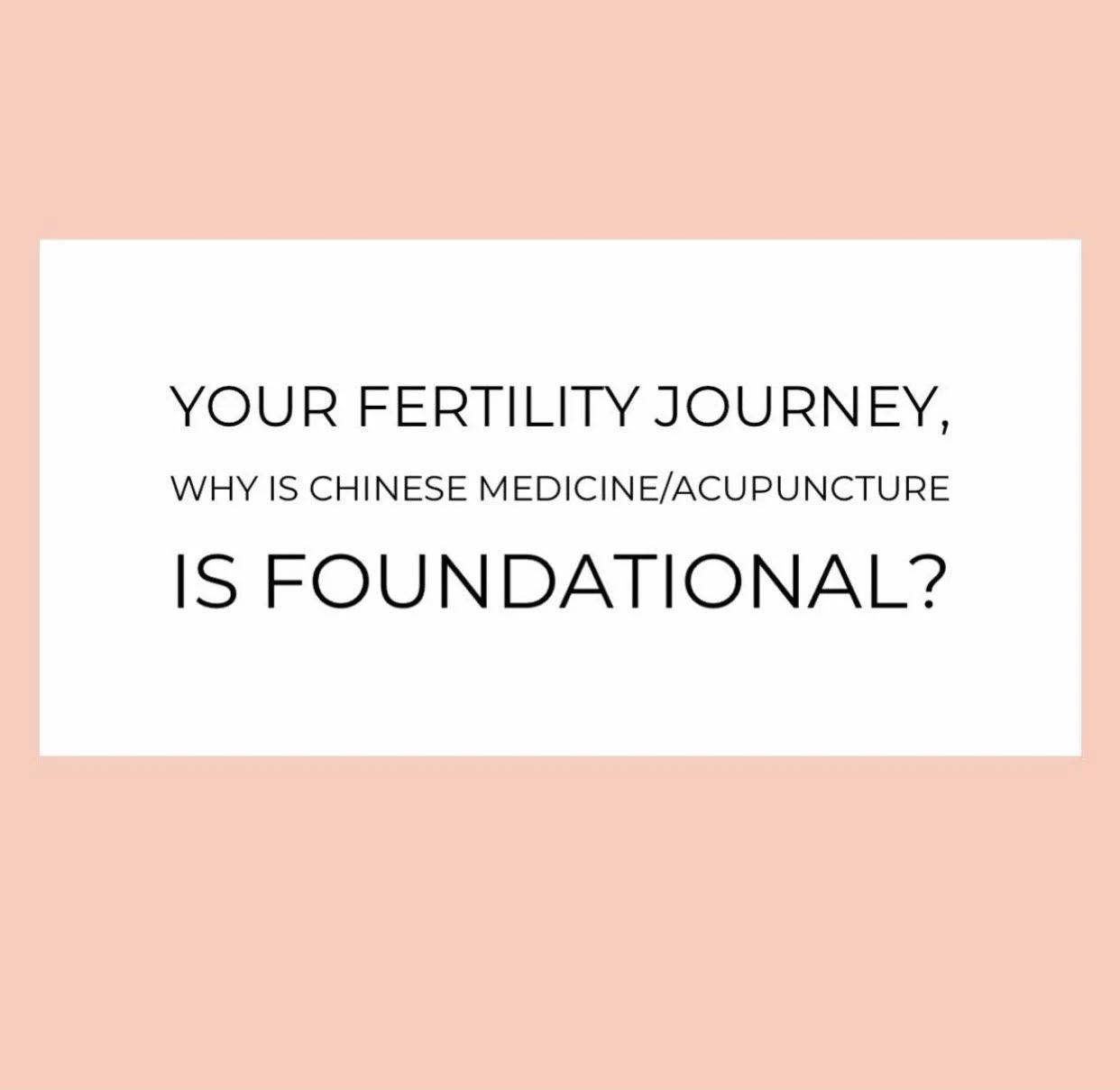 How does Chinese Medicine Support Fertility? 