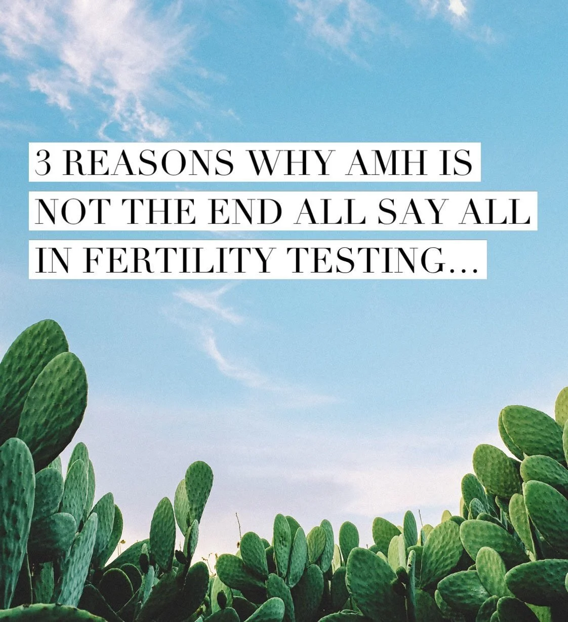 AMH and Fertility, What does it mean?