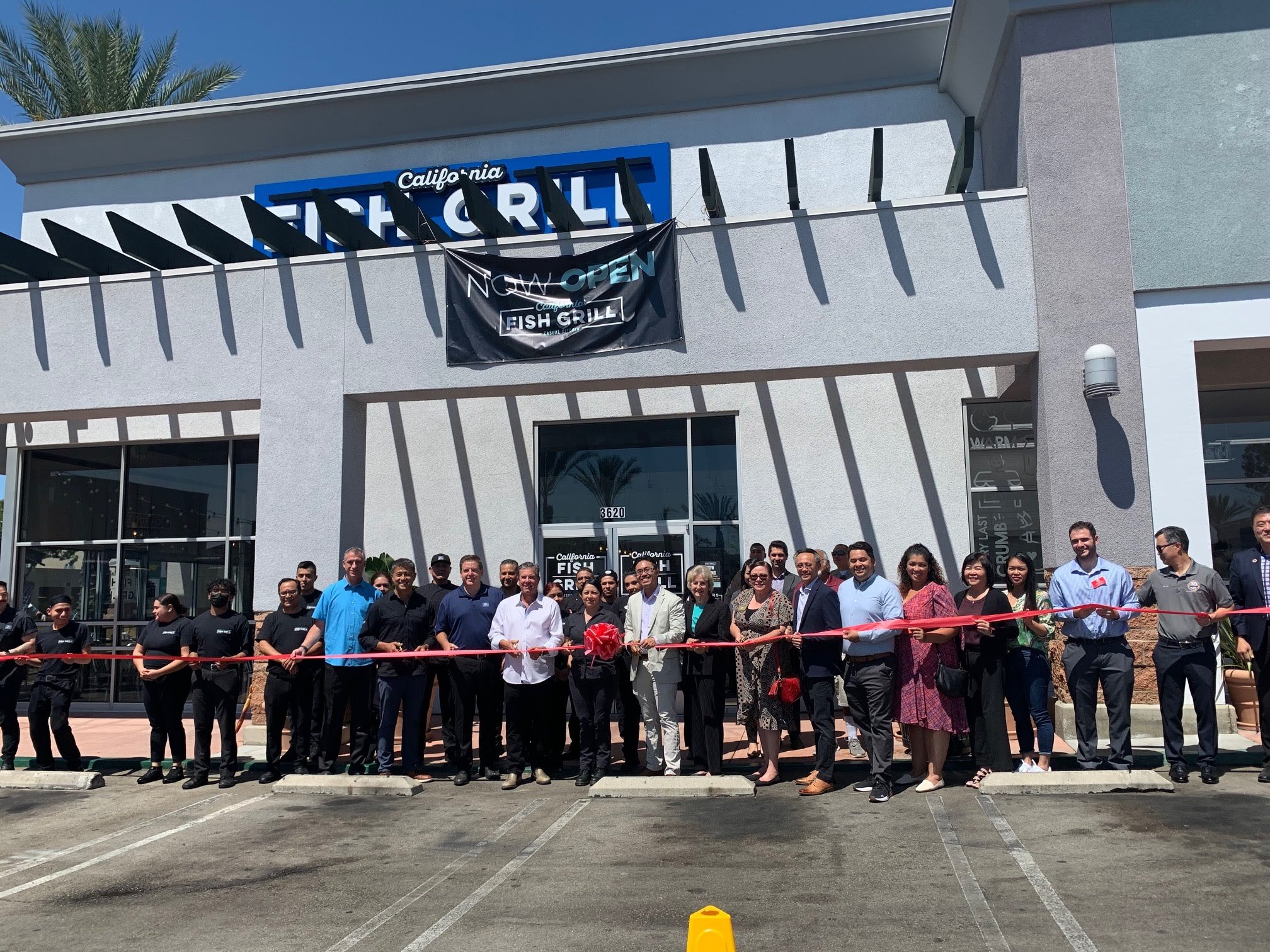 California Fish Grill Ribbon Cutting