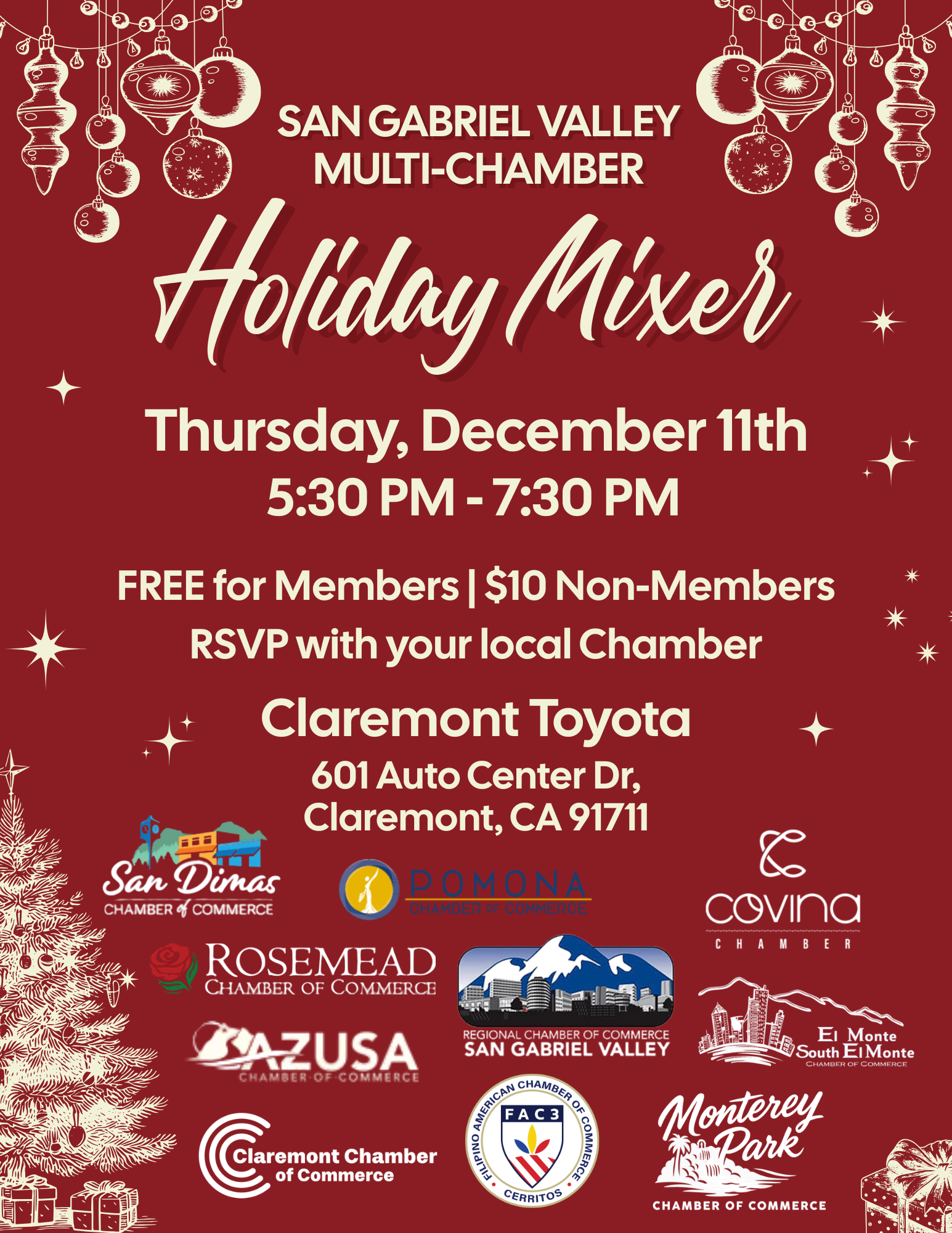 SGV Chamber Multi-Chamber Holiday Mixer