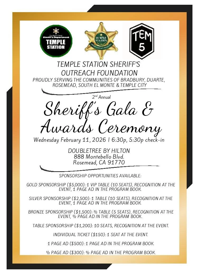 Sheriff's Gala &amp; Awards Ceremony 