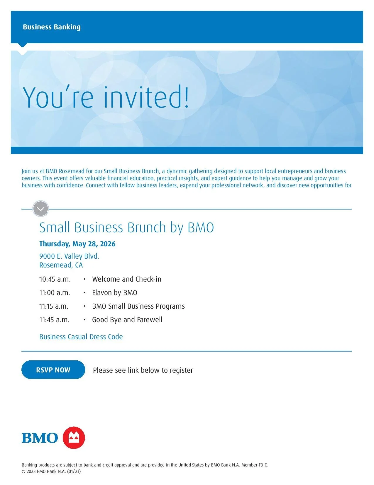Small Business Brunch by BMO Rosemead