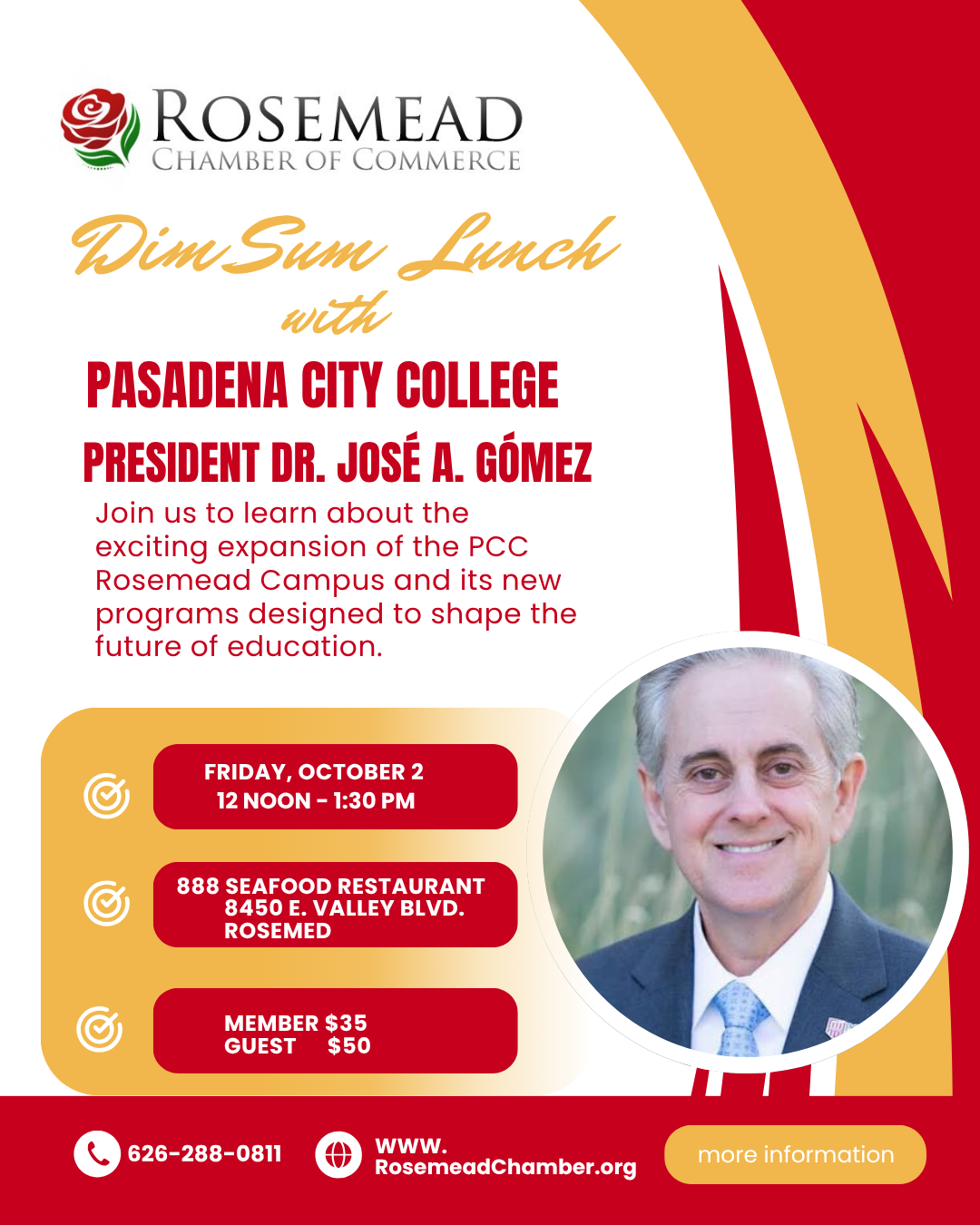 Dim Sum Lunch with Pasadena City College President 