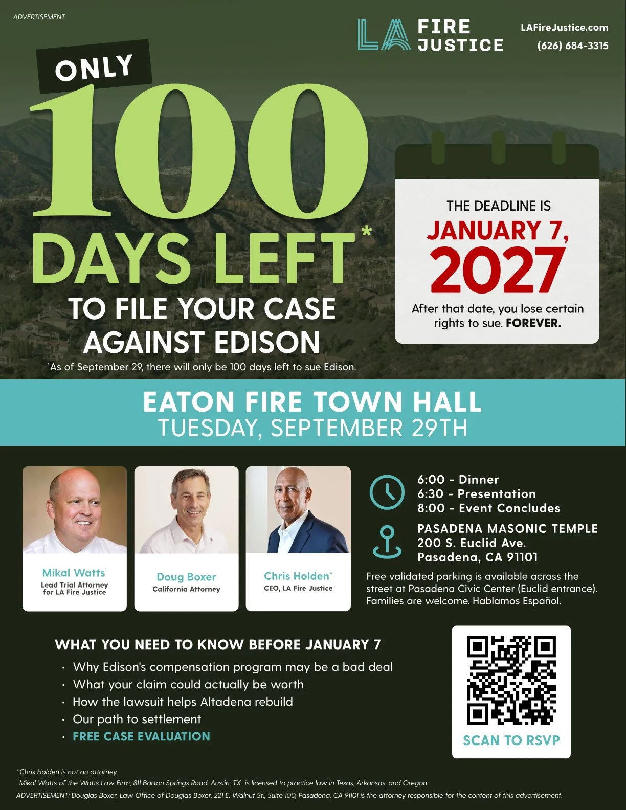 Eaton Fire Town Hall