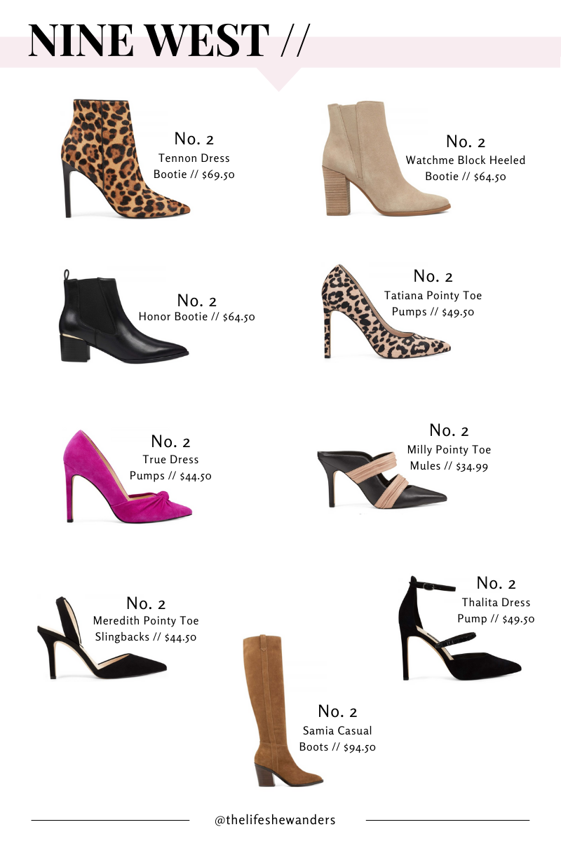 nine west honor booties