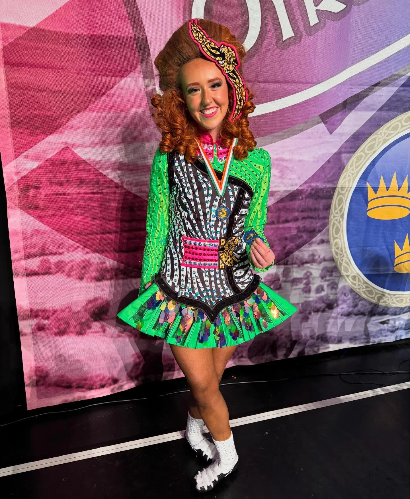 Riley Daley 🍀 29th in a gorgeous Ladies 21-23 competition in Killarney, and earning 2 solo recall medals on top! It&rsquo;s wonderful to see you enjoying the INEC stage so much, and achieving your goals. We are so proud of your performance! 🇮🇪⭐️🤩