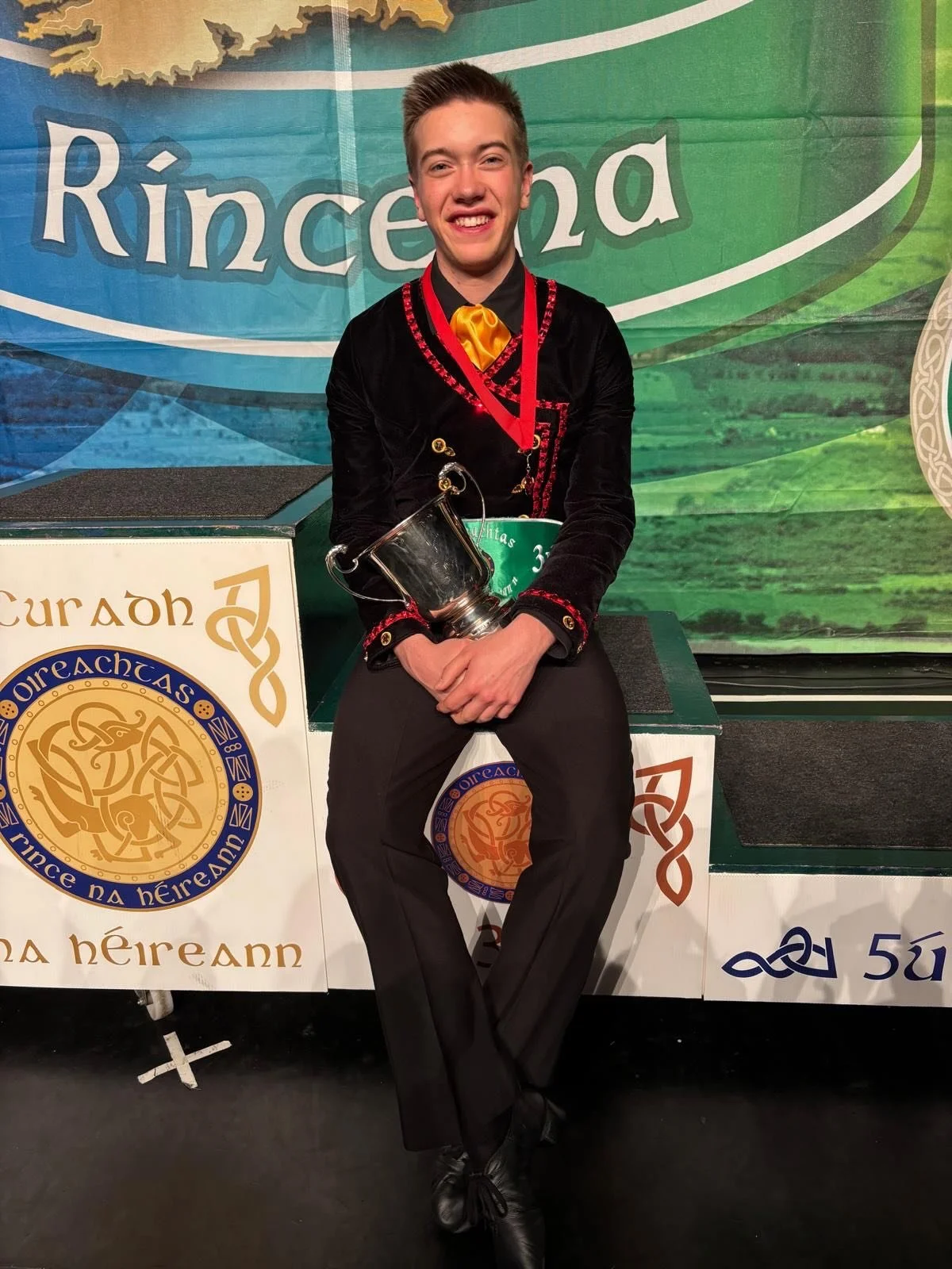 Caleb Popko 🏆 3rd Place in a fantastic 16-17 Boys championship! You were magic on stage and we couldn&rsquo;t be more proud of your performance! 💪🏼🍀🇮🇪
