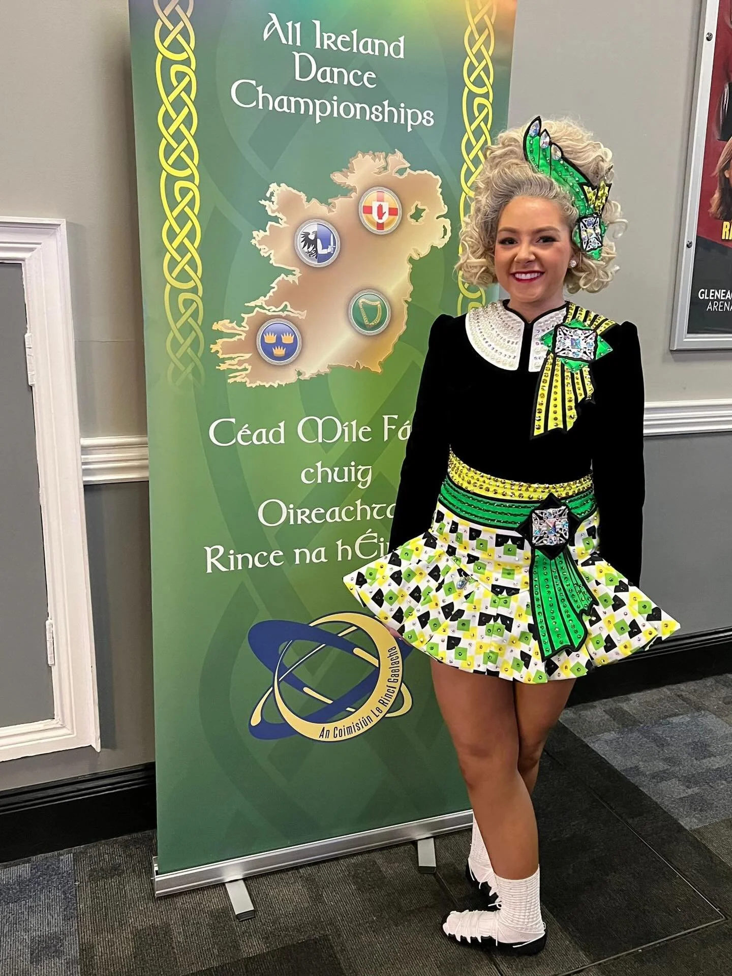 Gabrielle Gauvin 🍀 Beautiful performance from our Gabby on stage at the All-Ireland Championships in Killarney! A joy to watch on stage! 💖🇮🇪