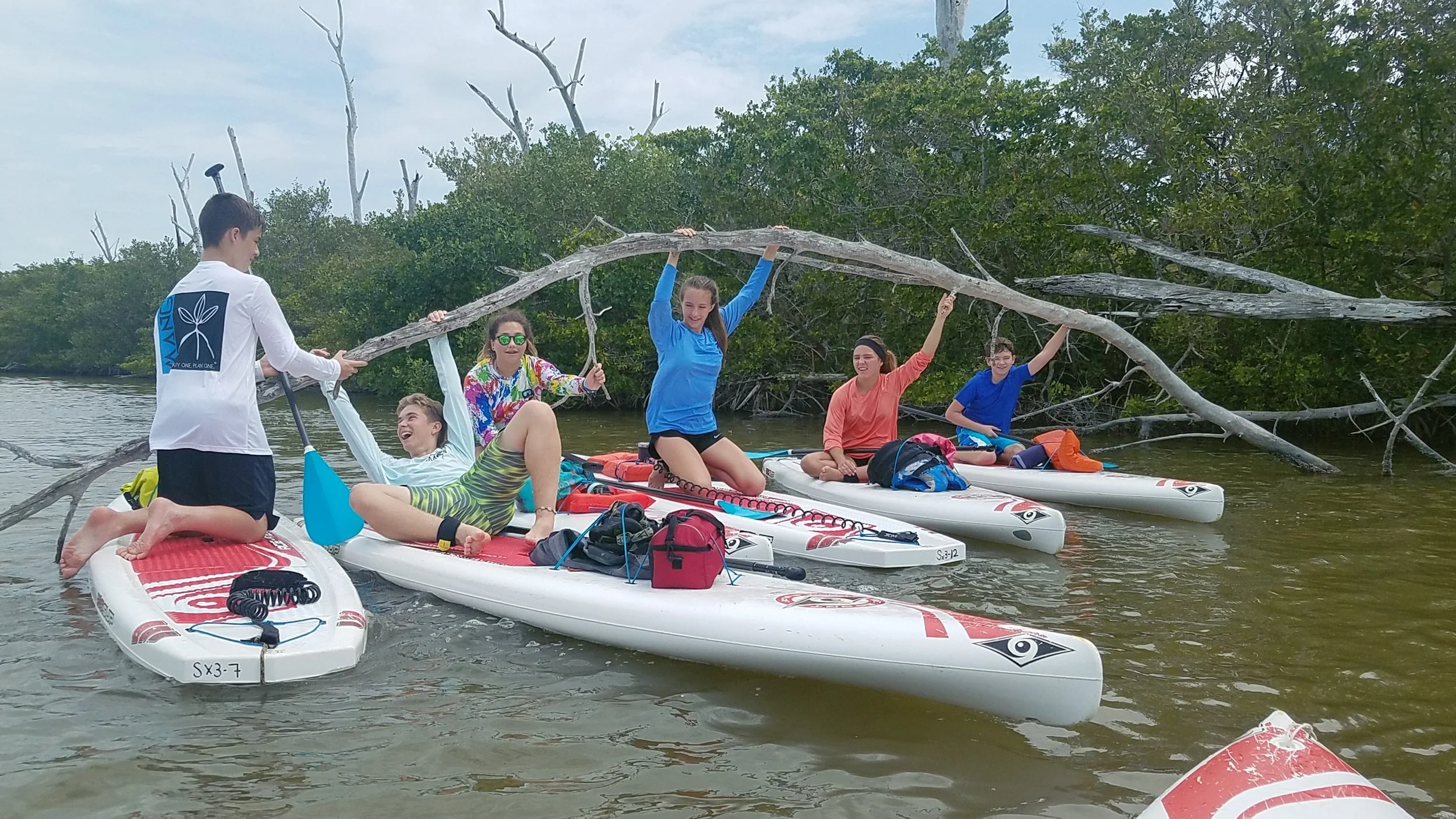 Have Paddle, Will Survive Week campers completed an epic paddle from Picnic Island to Fort Myers Beach.
