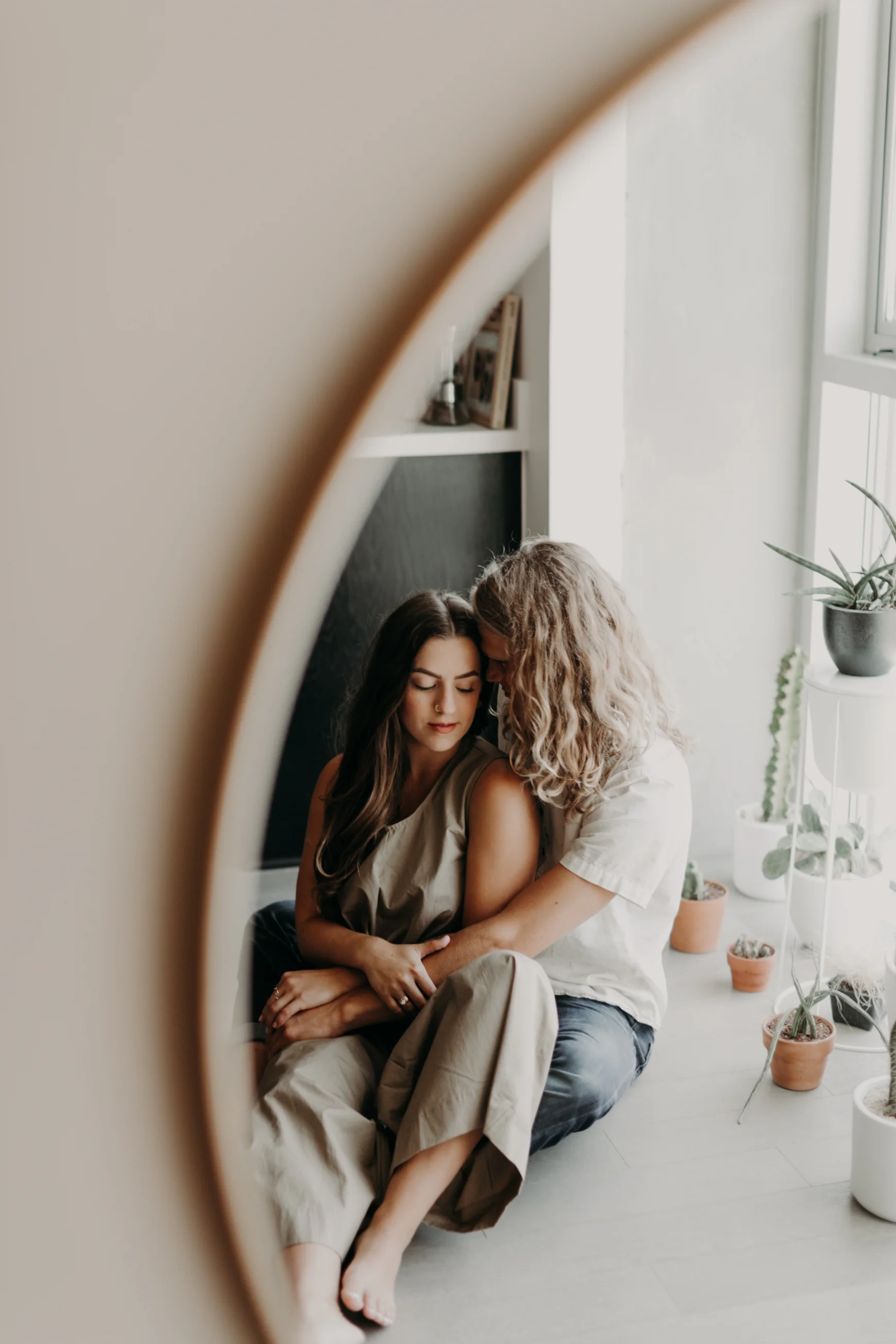 Moody In Home Downtown Los Angeles Anniversary Session Vanessa & Jake Emily Magers Photography-113.jpg