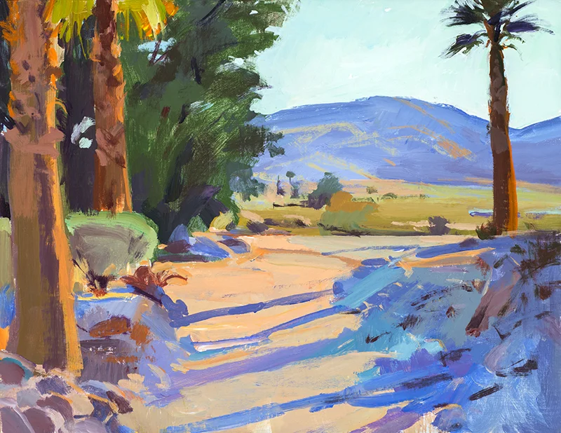 Marcia Burtt, Desert Light , acrylic, 14x18 in.