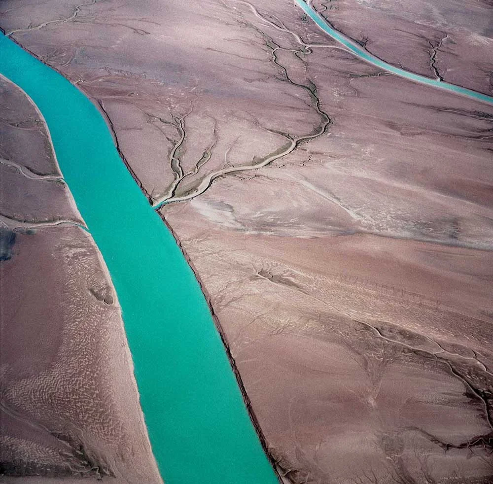 Bill Dewey, Baja Tidal Channel, photograph, 16x16 in.