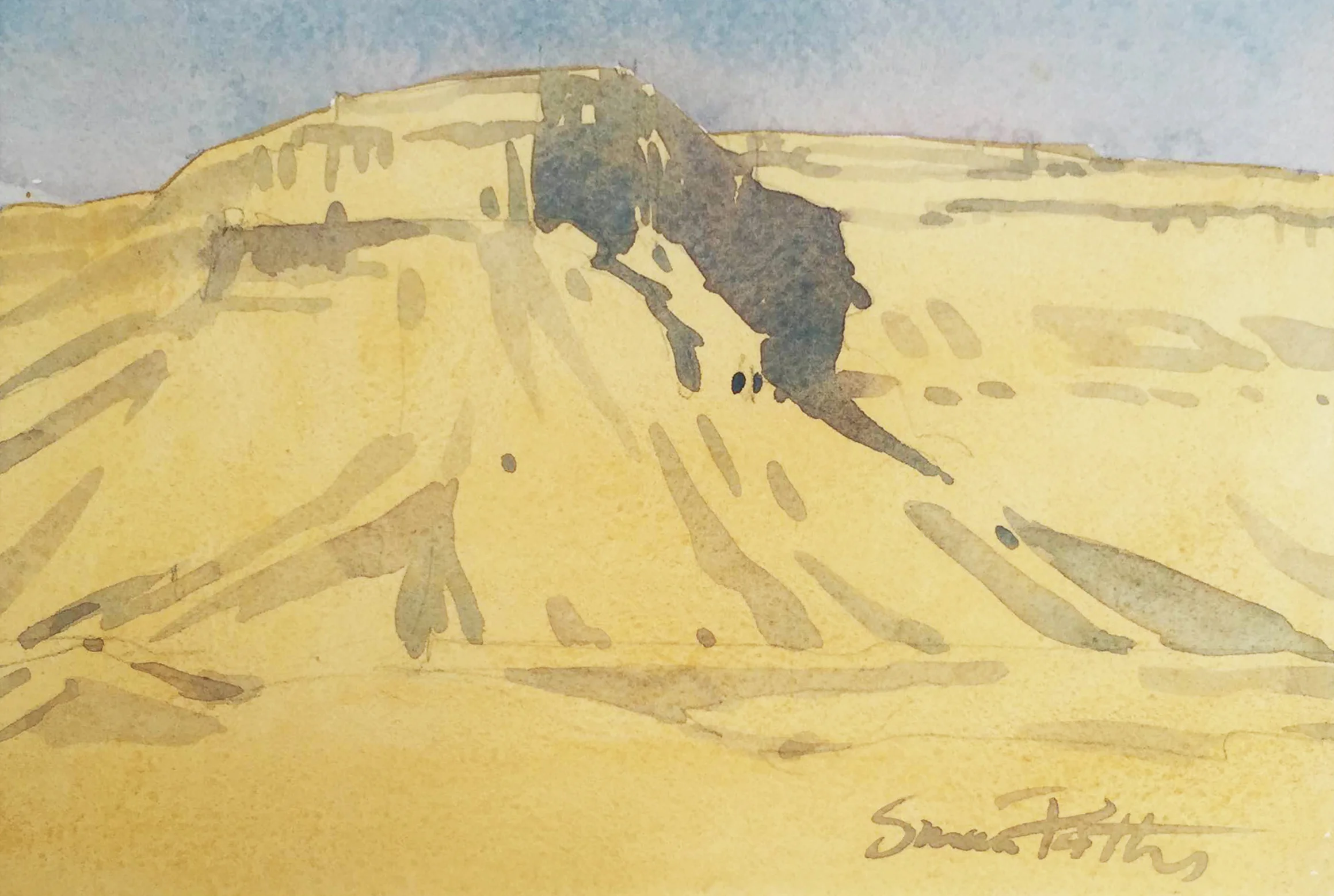 Susan Petty, Eldorado , watercolor, 5.75x7.5 in.