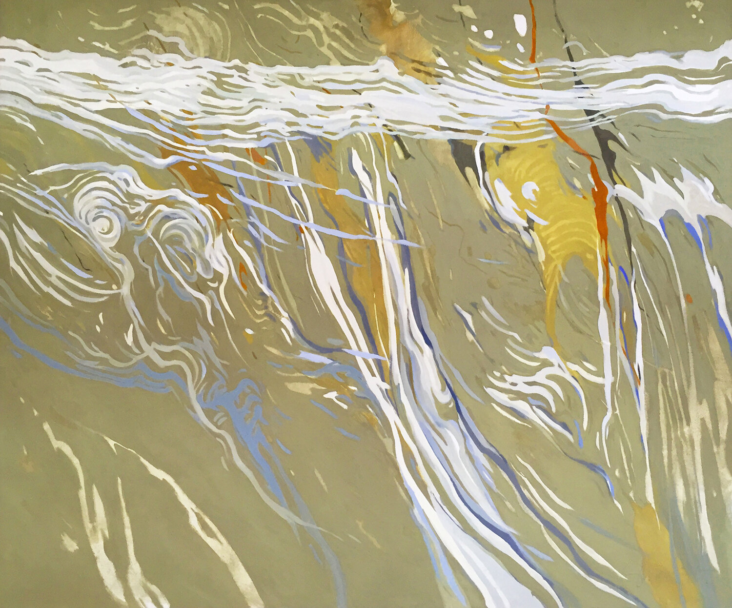  Susan Petty,  Water Circus , oil, 60x72 in. 