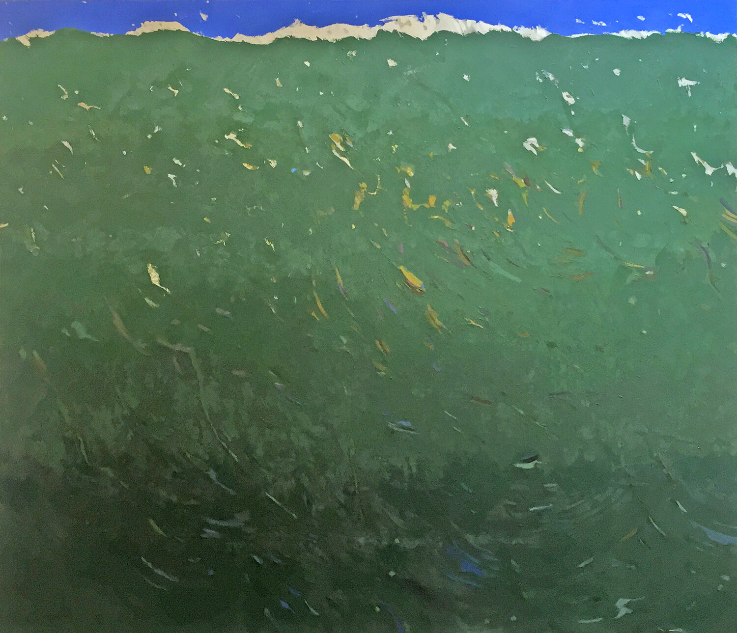  Susan Petty,  Water Wall , oil, 72x84 in. 