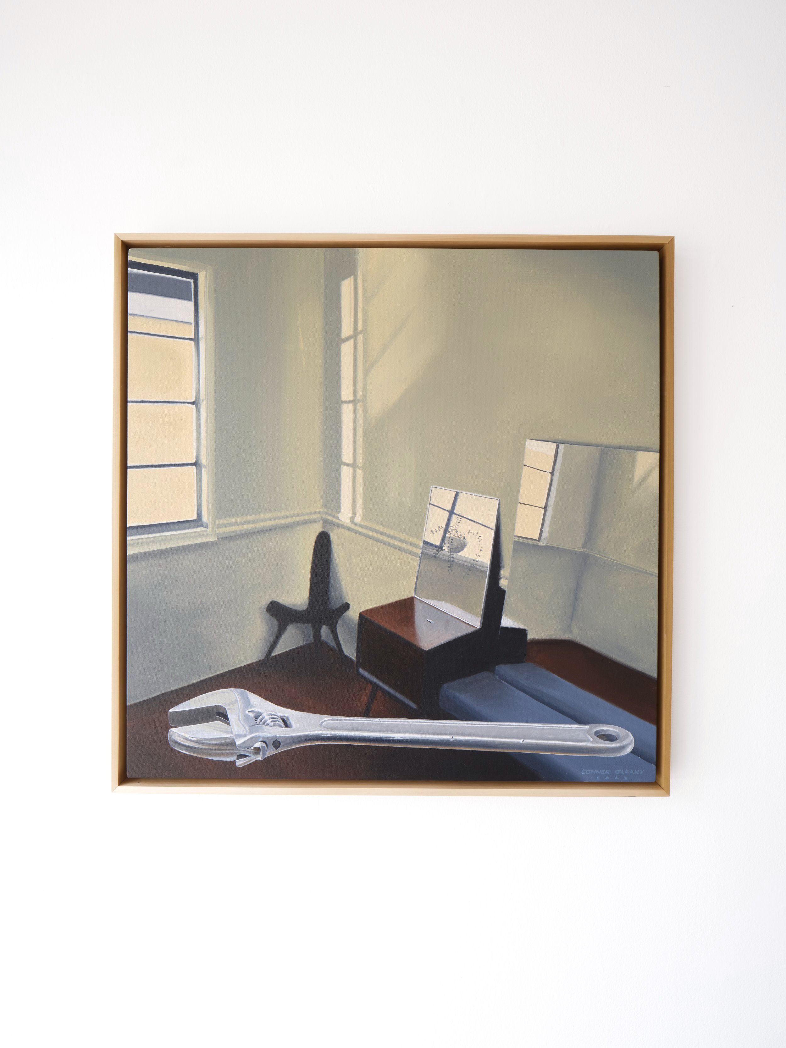   L.A. Apartment   2023  Acrylic on Canvas Stretched on Panel   30 x 30 inches 