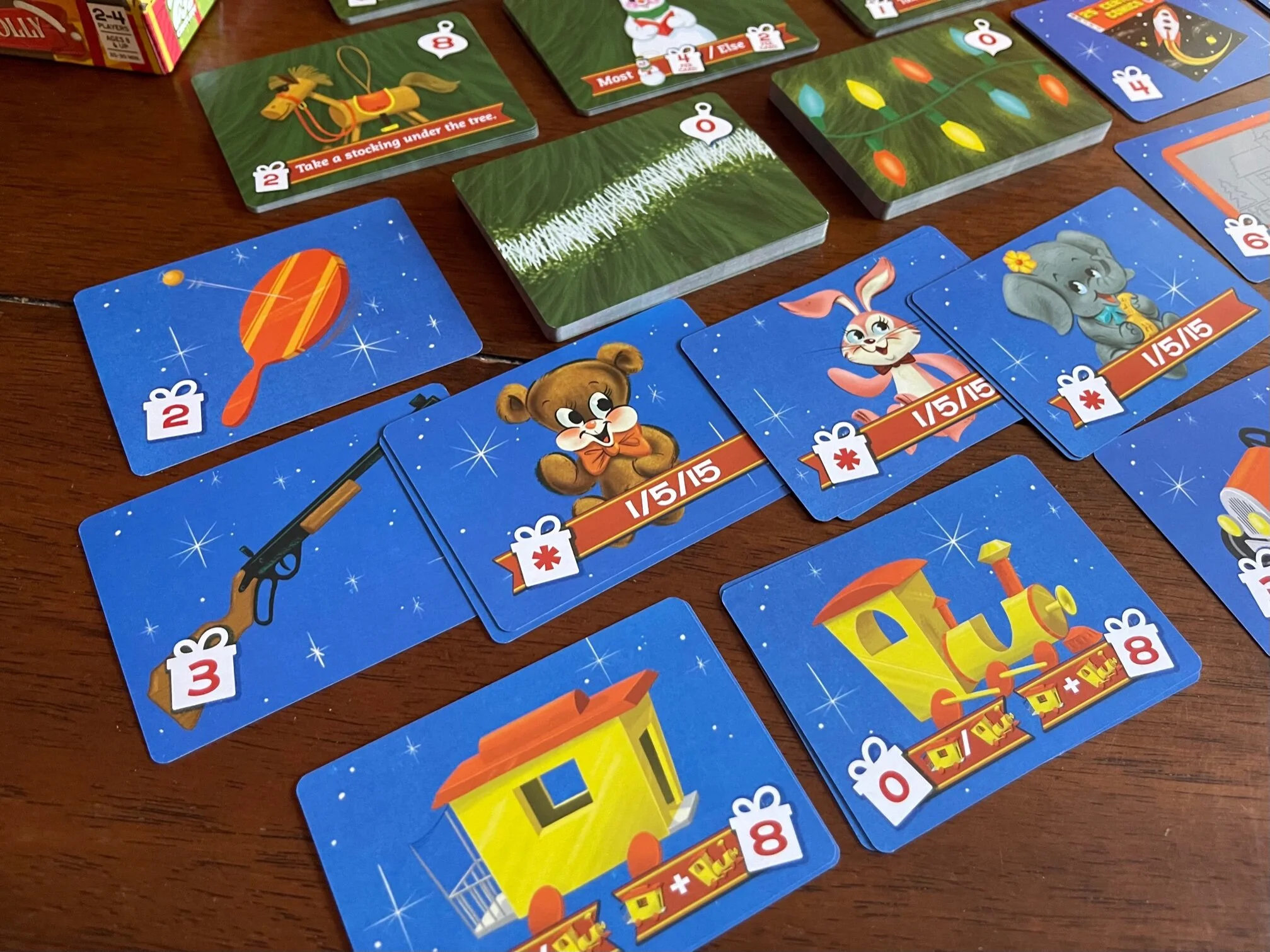 Holly Jolly - Gioco Di Carte A Tema Natalizio Per Famiglie - 25th Century Games - Colleziona Ornamenti, Regali E Calze