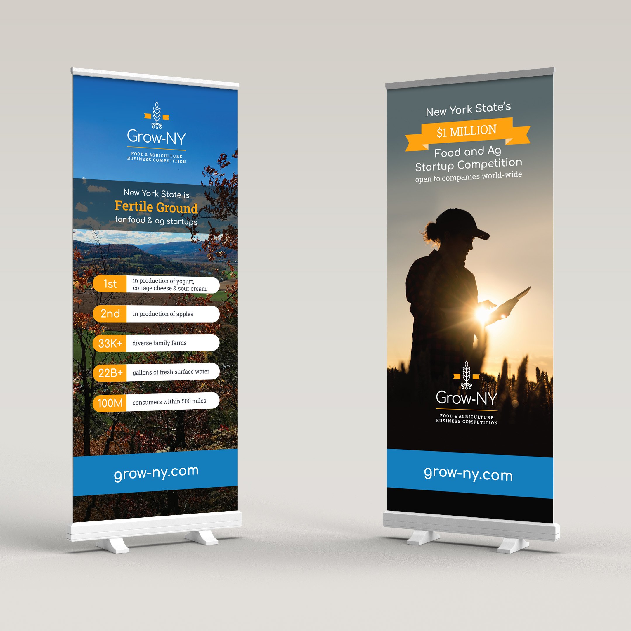 Grow-NY Pull-Up Banner Design