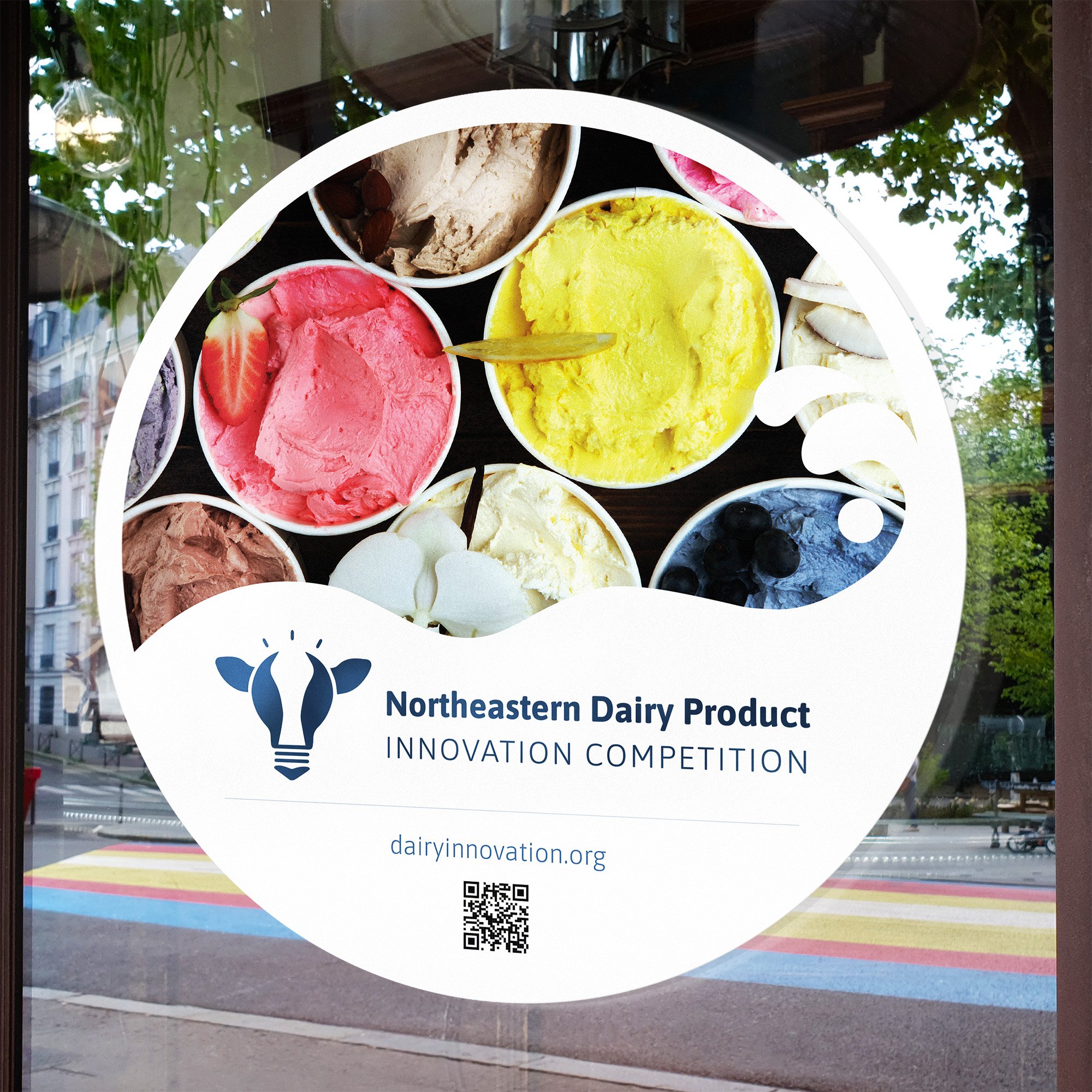 Door Signage - Northeastern Dairy Product Innovation Competition