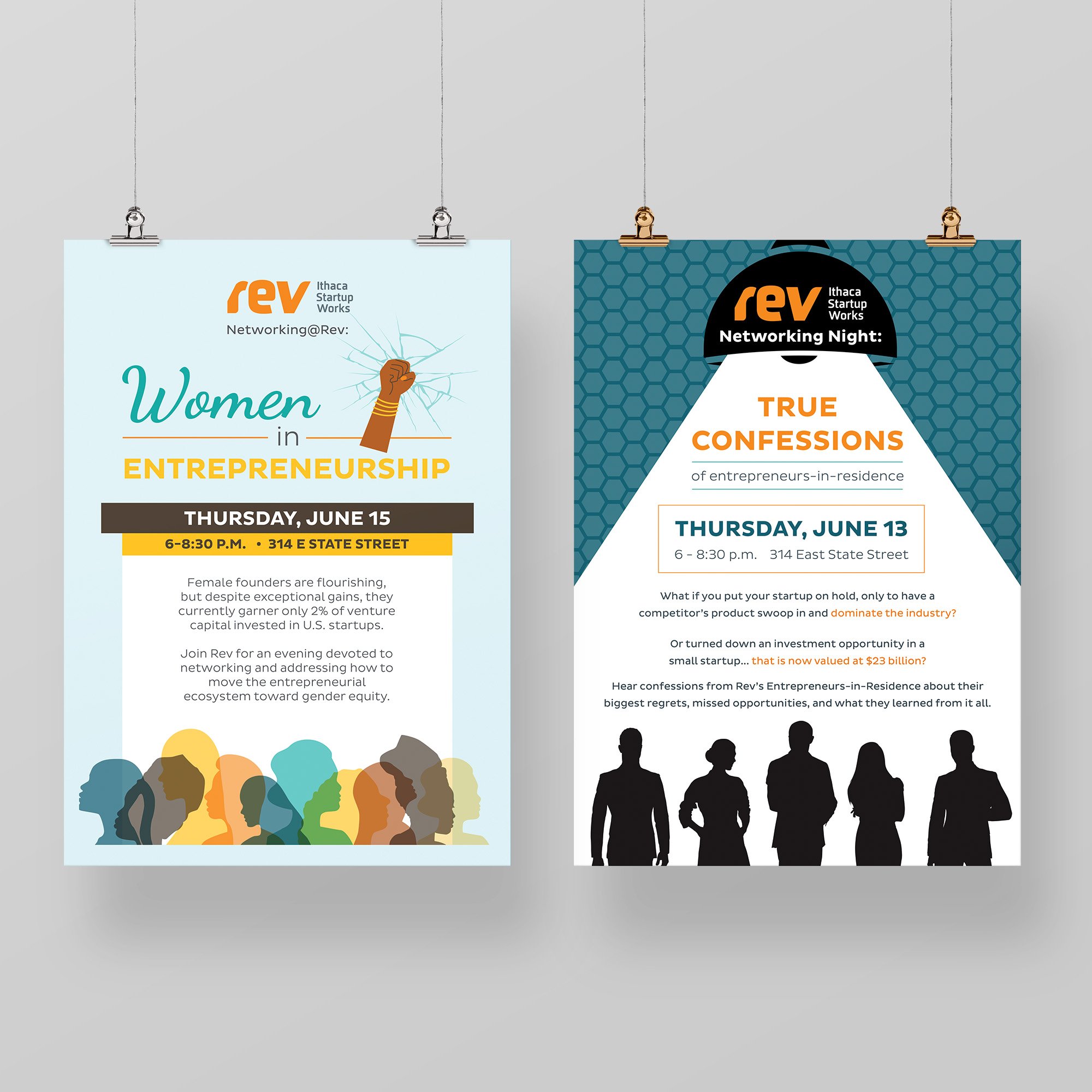 Posters for Rev Networking Nights