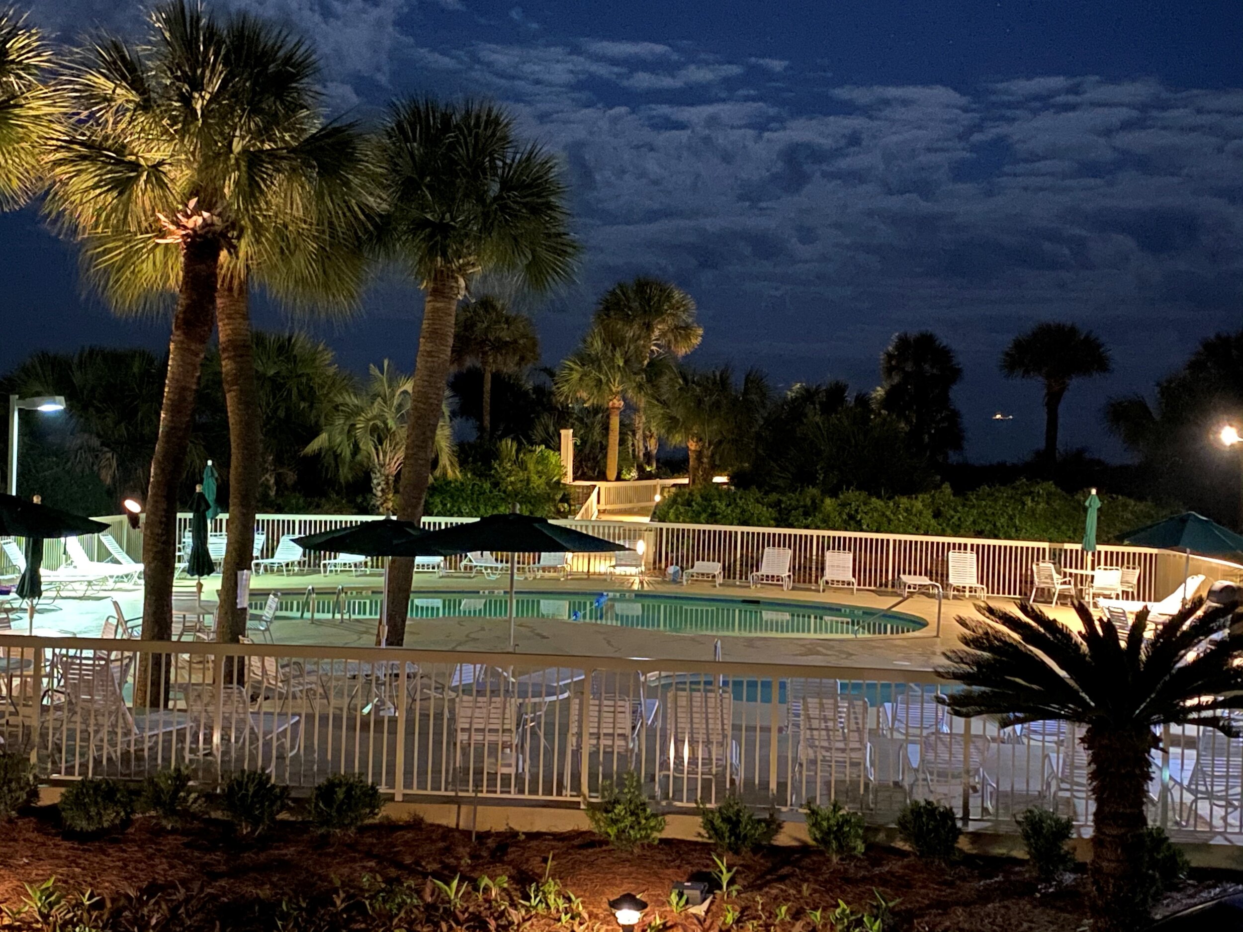 AN EVENING VIEW FROM YOUR BALCONY