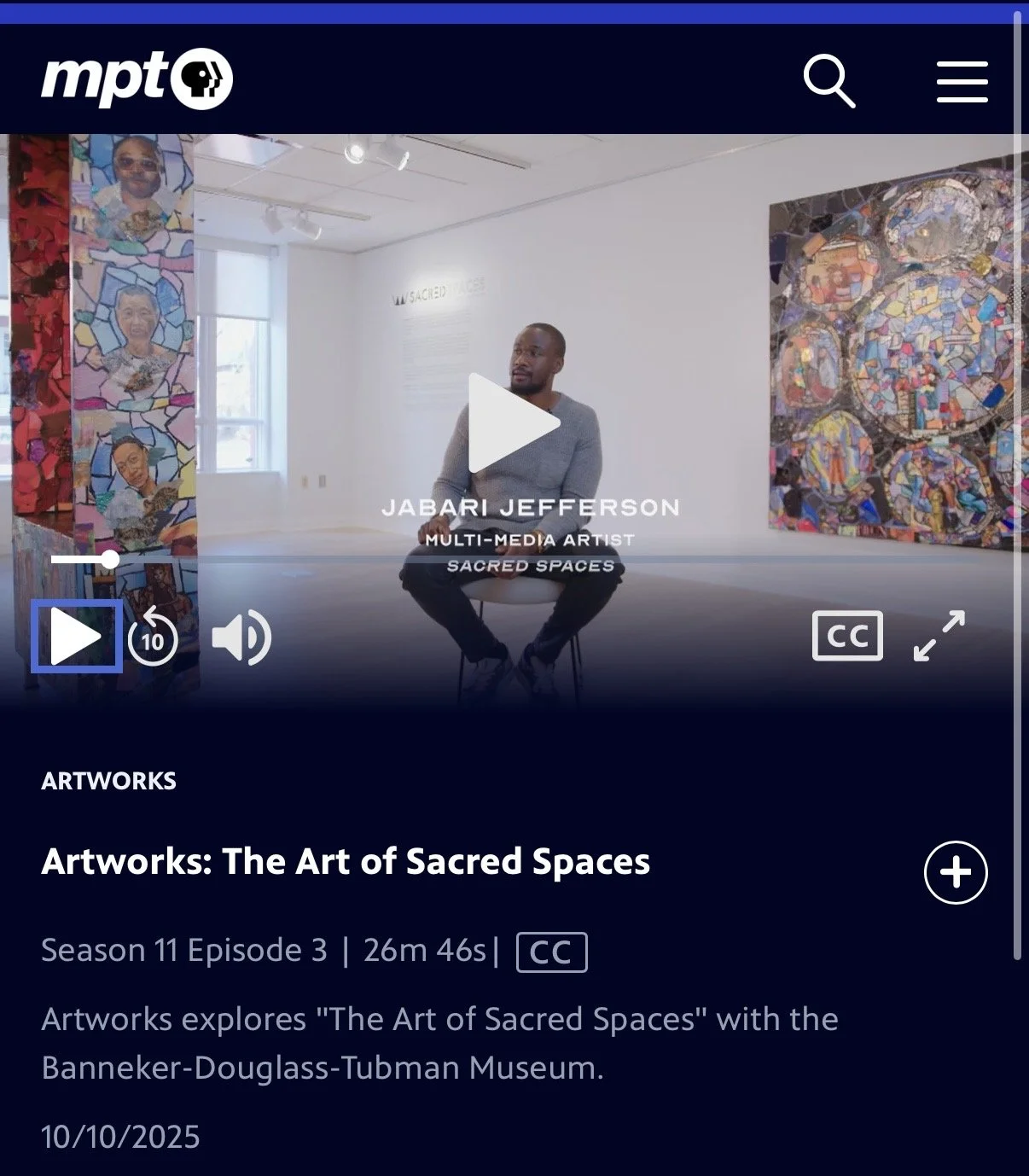 PBS MPT Artworks: The Art of sacred Spaces