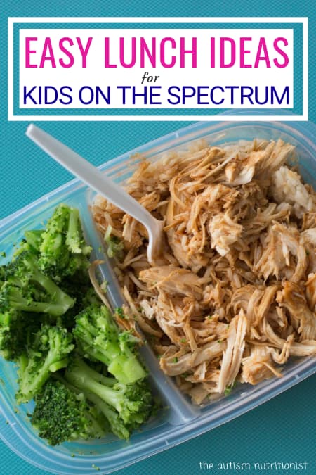 Easy Lunch Ideas For Kids On The Spectrum Jenny Friedman Nutrition