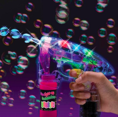 autism light up bubble gun