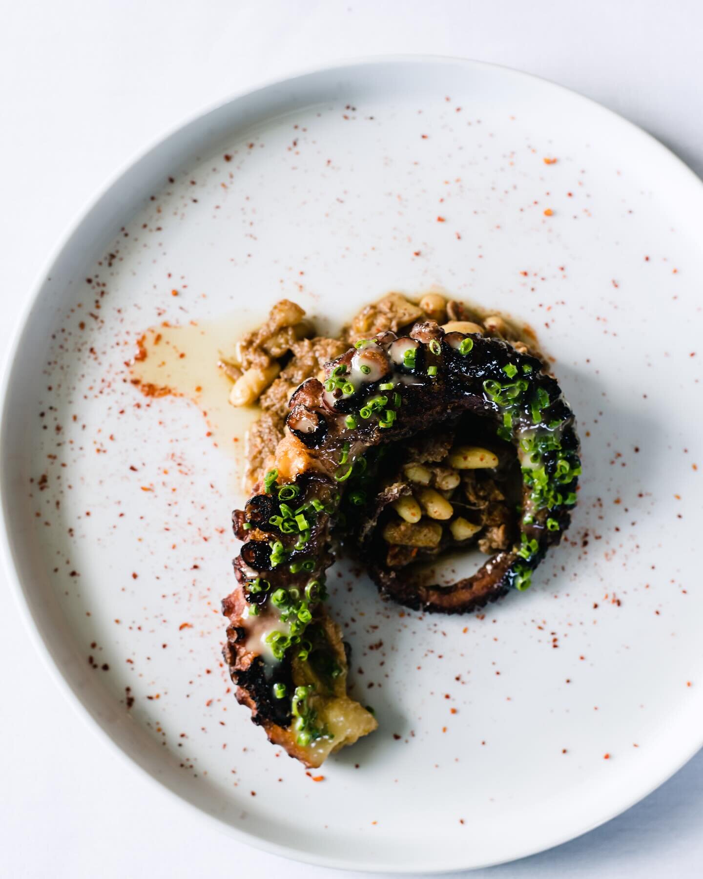 One of our favorites&hellip; octopus is always a win when it&rsquo;s done right! Togarashi Mayo and gigandes beans for the win. Bet you didn&rsquo;t have this on your thanksgiving spread!