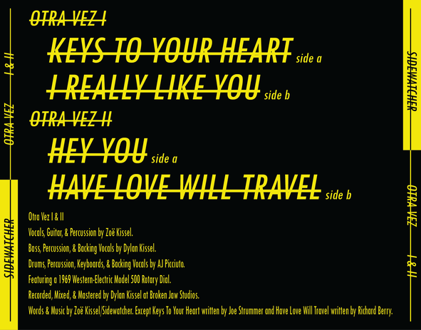 ZOE KISSEL BLOG WRITING MUSIC ON MONDAYS I LISTEN TO artwork for otra vez i & ii