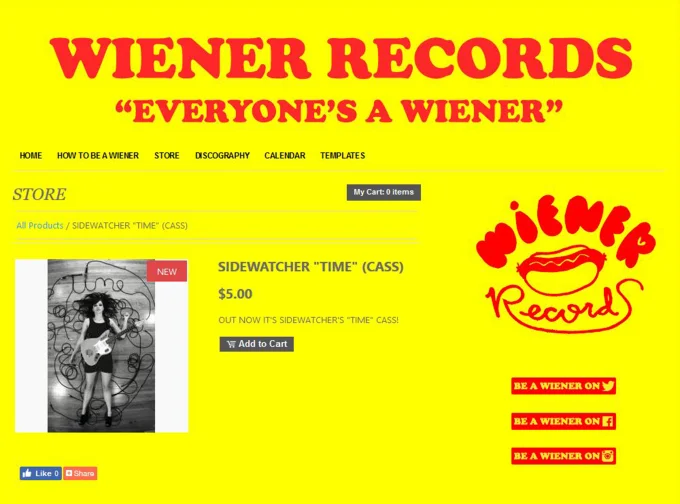 ZOE KISSEL BLOG WRITING MUSIC ON MONDAYS I LISTEN TO sidewatcher's time cassette out now on wiener records