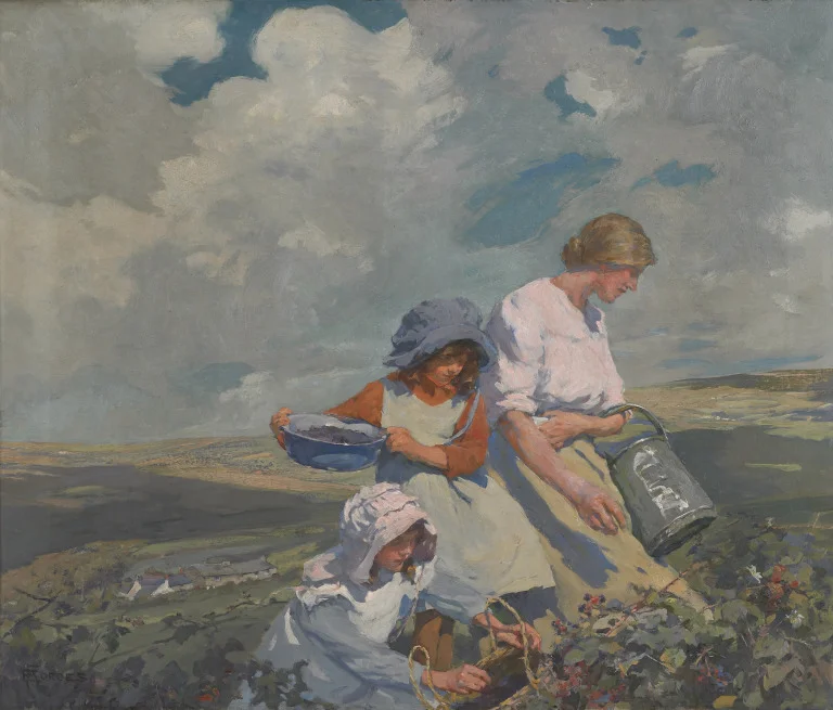 Blackberry Gathering. Elizabeth Adela Forbes. Normal science may seem mundane but has provided much 'nourishment' for our society.