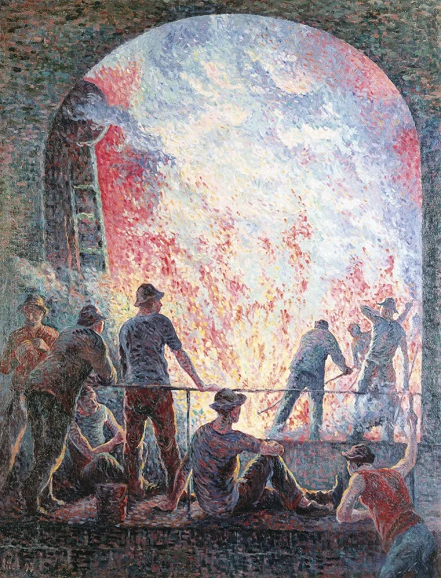 The Steelworks. Maximilien Luce. Scientists have long been alienated from the results of their labour. Until we have direct say in the dissemination of our work, we will remain ensnared by for-profit, vanity publishers, who do not value the interests of scientists or the public.