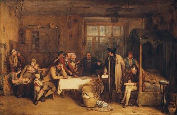 Distraining for Rent. Sir David Wilkie.