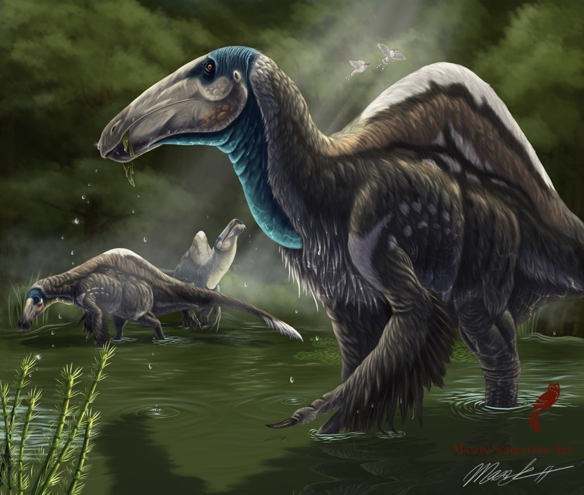 Deinocheirus — Mason Schratter Art