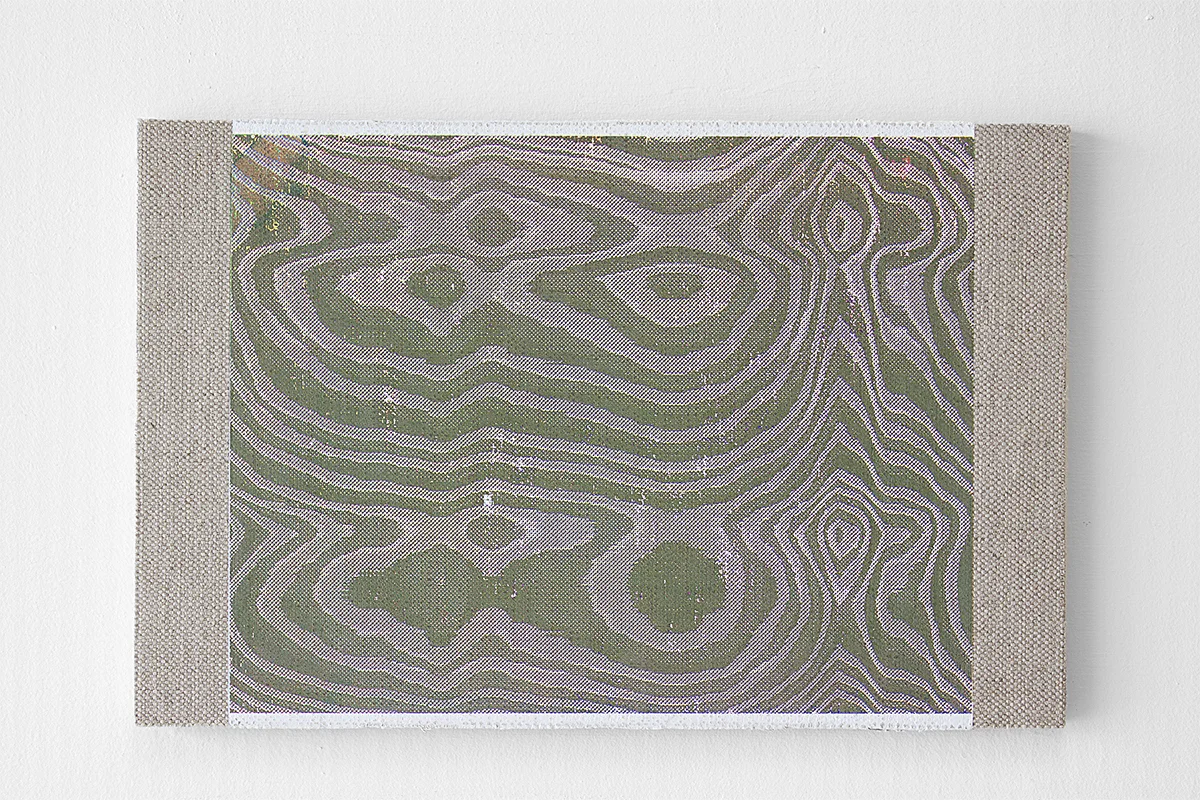 Hotzestrasse 23, silkscreen ink on canvas mounted to panel, 11 x 17 inches, 2013